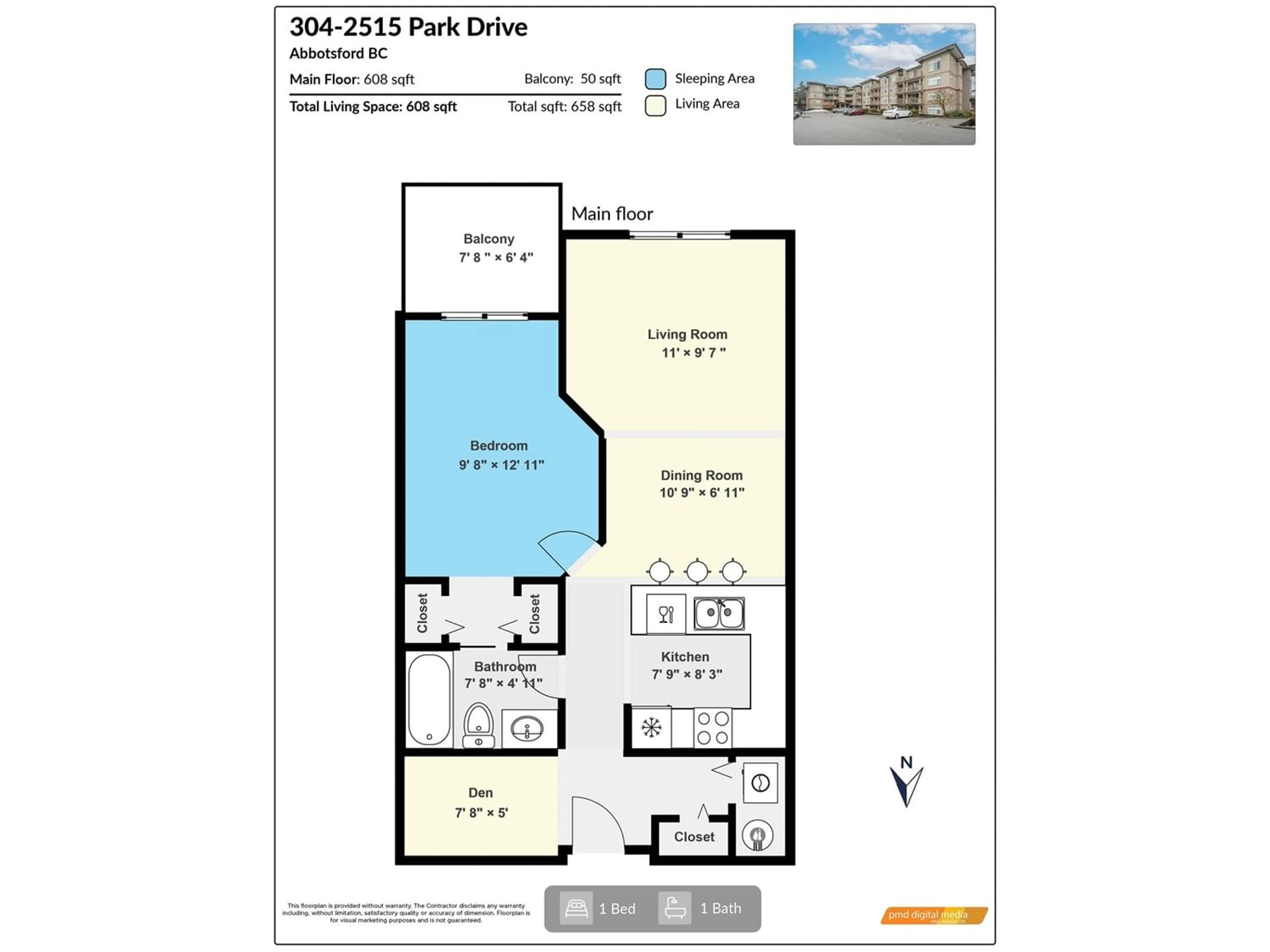 Floor plan for 304 2515 PARK DRIVE, Abbotsford British Columbia V2S0B2
