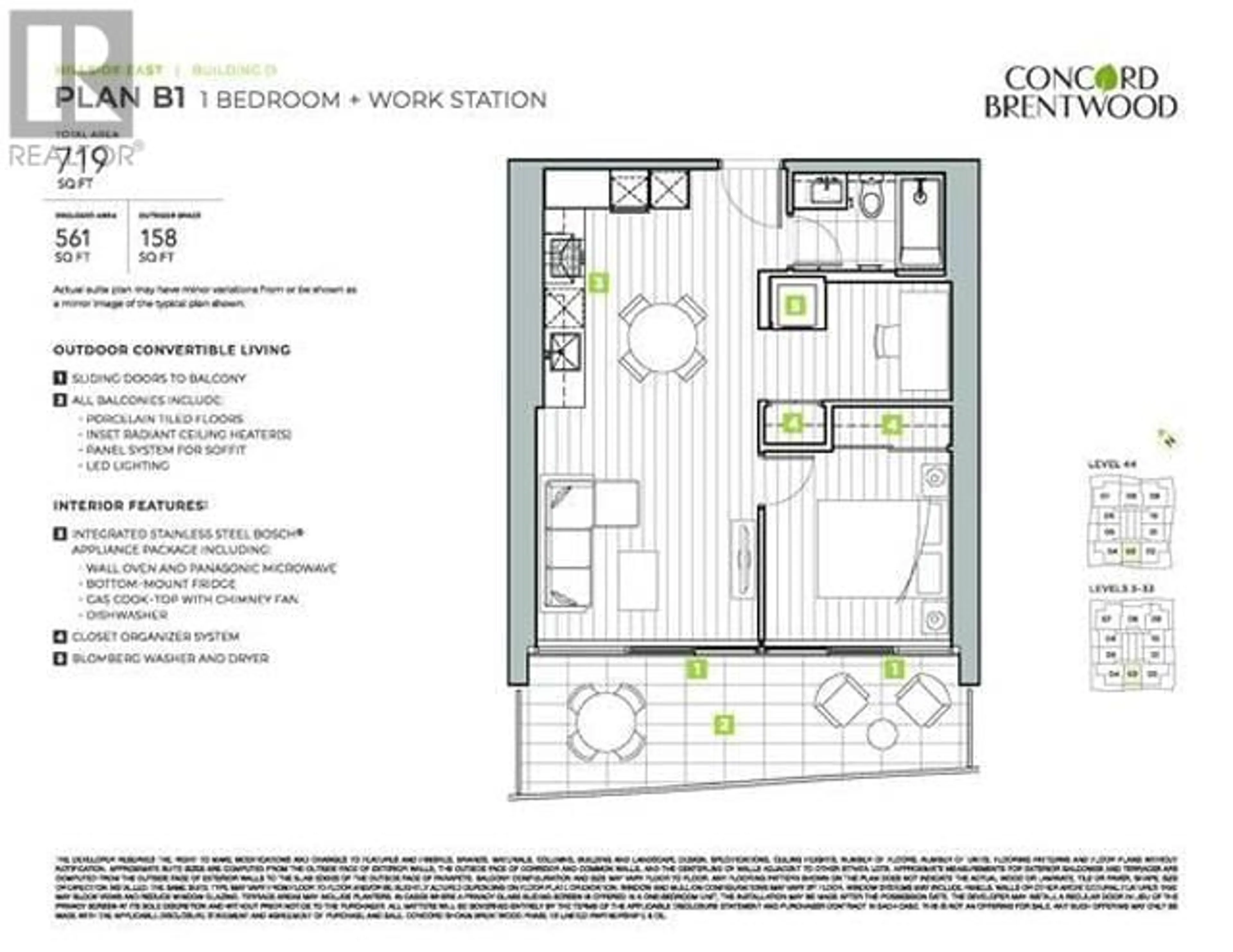 Floor plan for 3303 4890 LOUGHEED HIGHWAY, Burnaby British Columbia V5C4A8