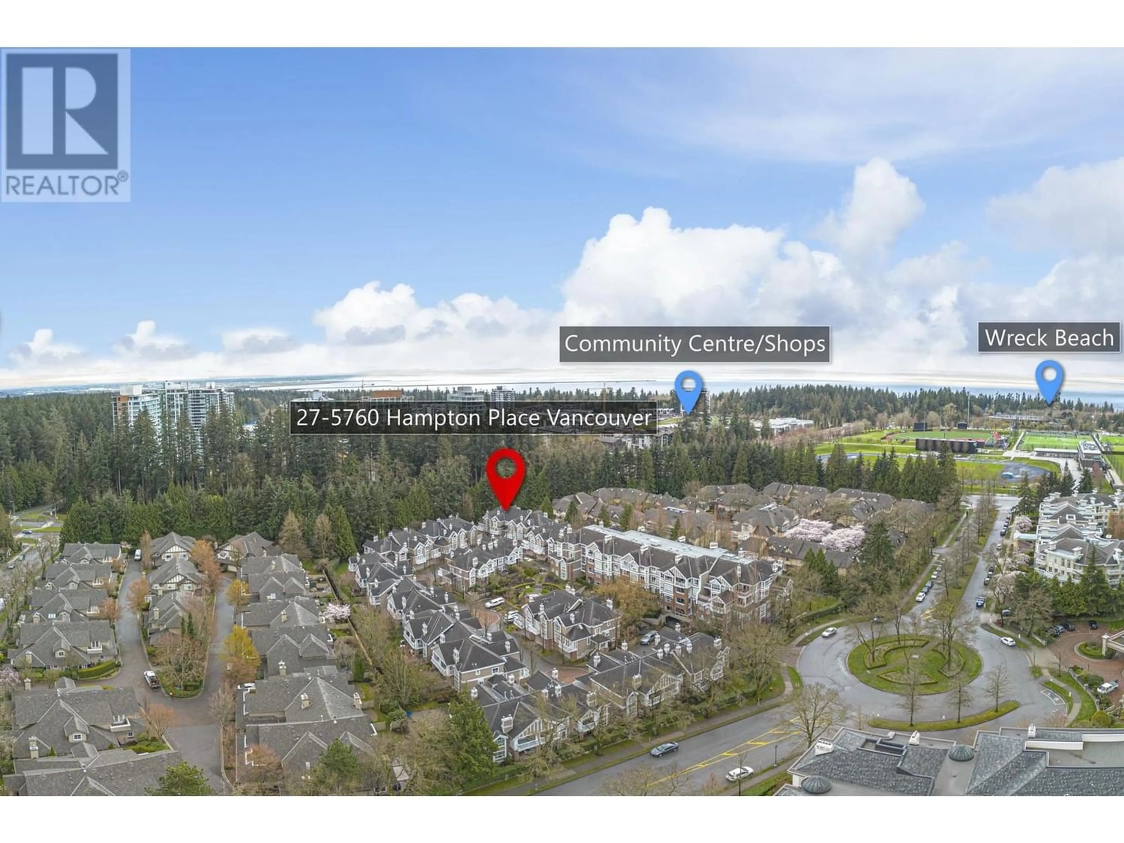 Street view for 27 5760 HAMPTON PLACE, Vancouver British Columbia V6T2G2