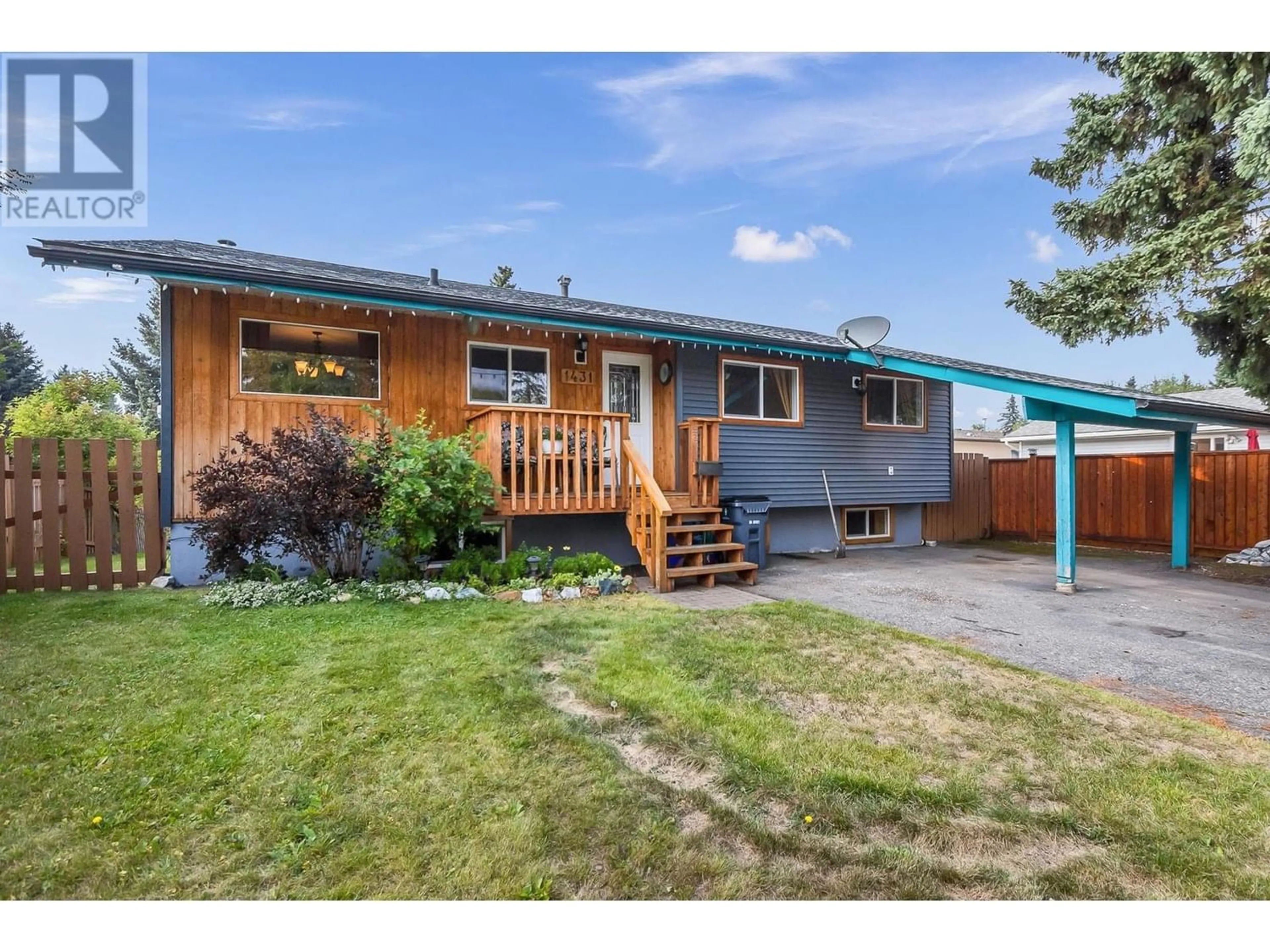 Frontside or backside of a home for 1431 DRUMMOND STREET, Prince George British Columbia V2M4J2