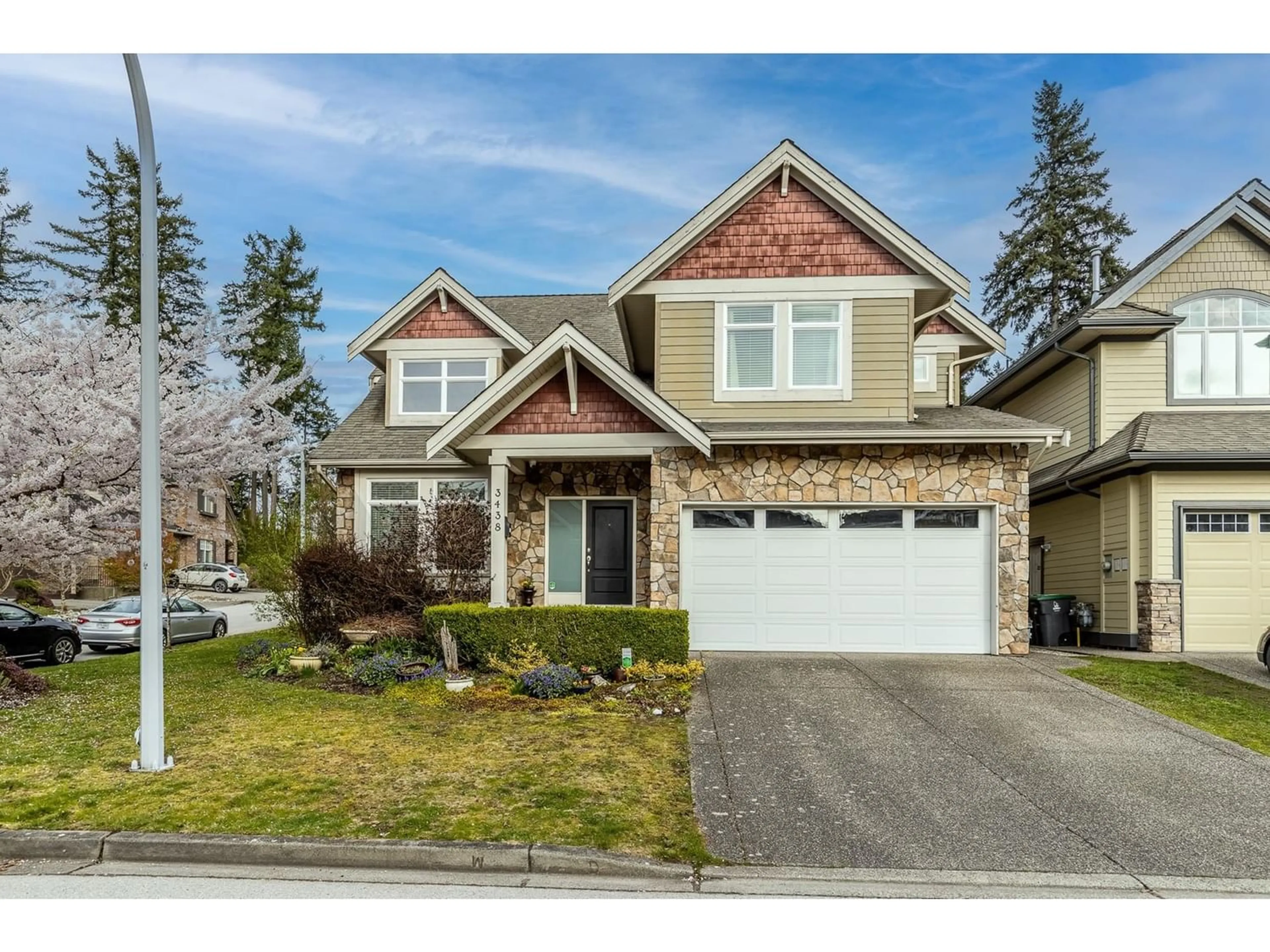 Frontside or backside of a home for 3438 148A STREET, Surrey British Columbia V4P0B6