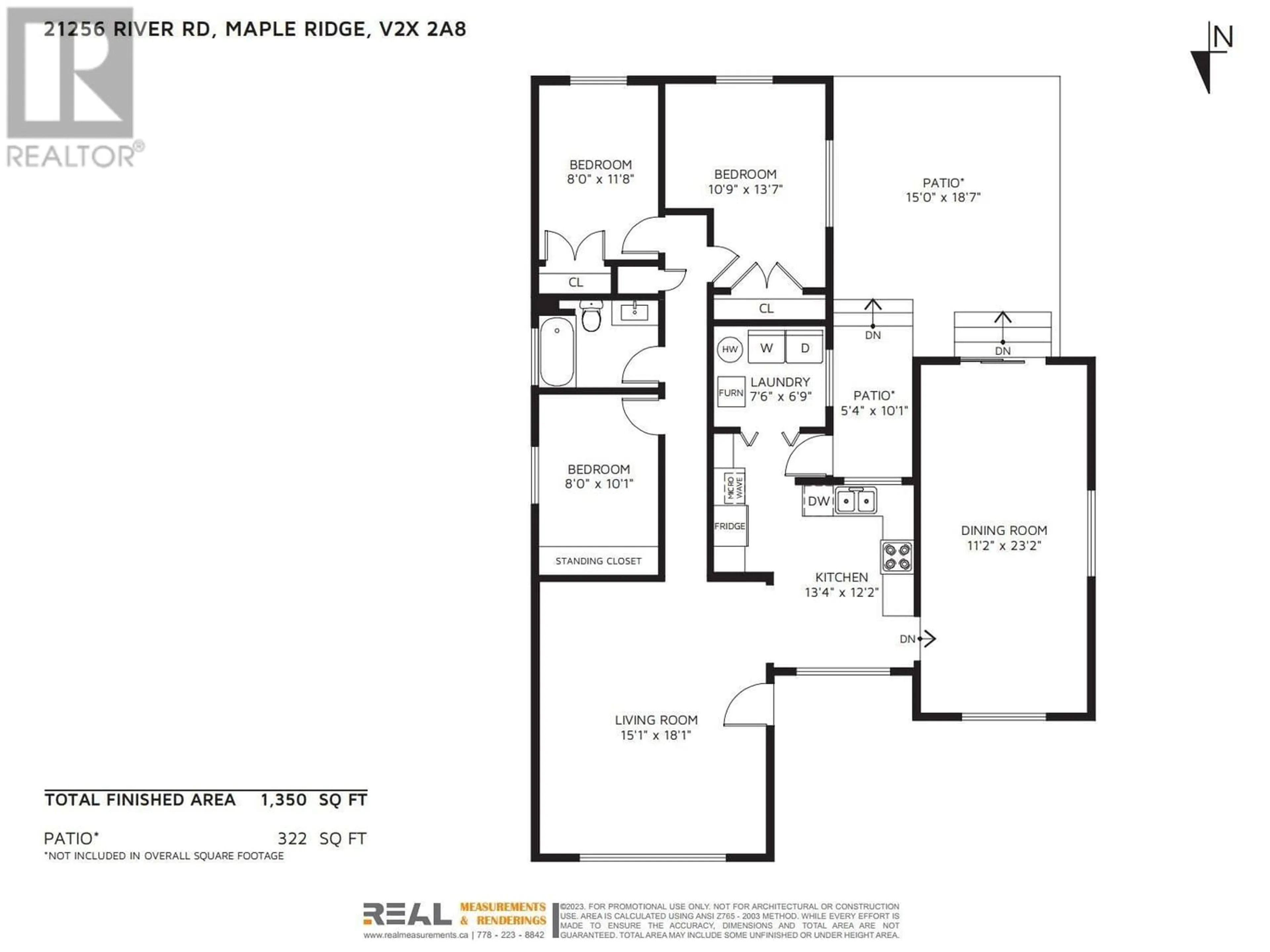 Floor plan for 21256 RIVER ROAD, Maple Ridge British Columbia V2X2A8