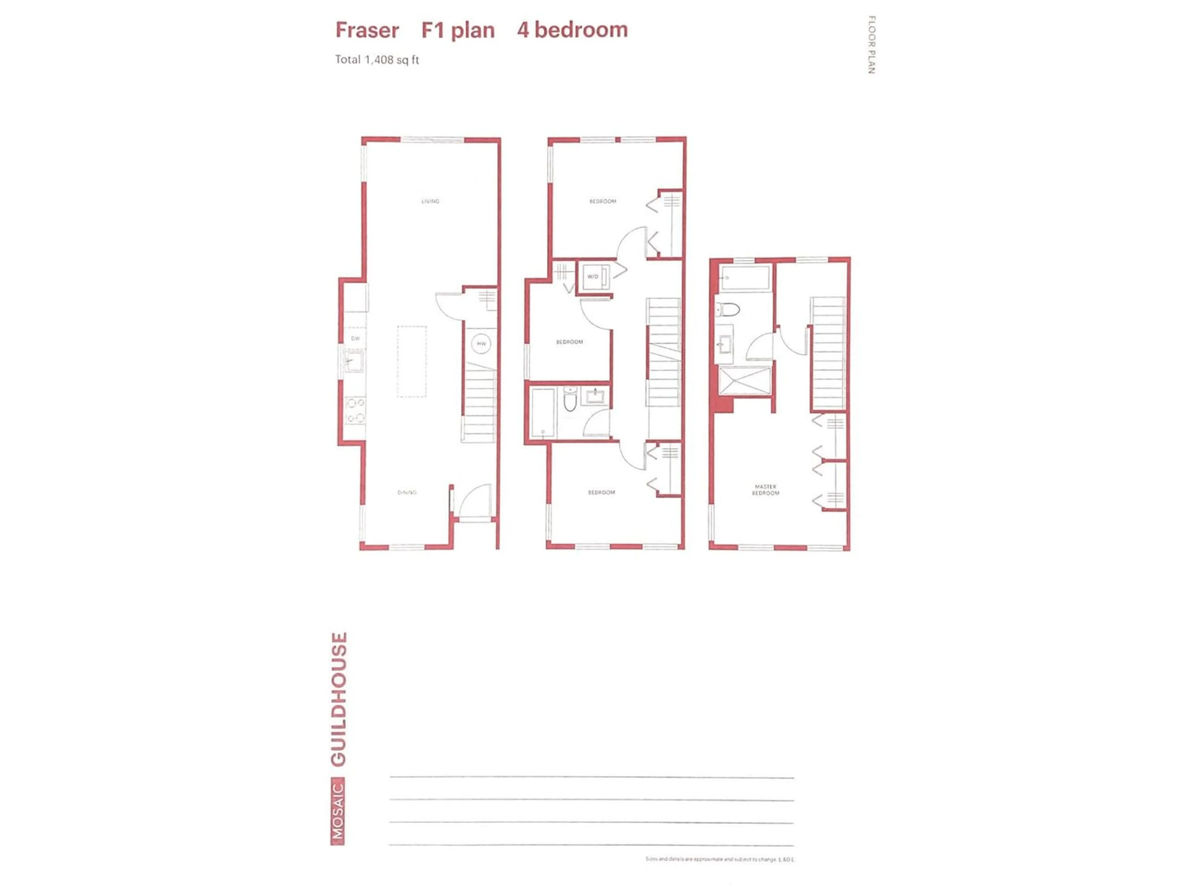 Floor plan for 12 14955 101A AVENUE, Surrey British Columbia V3R0G1