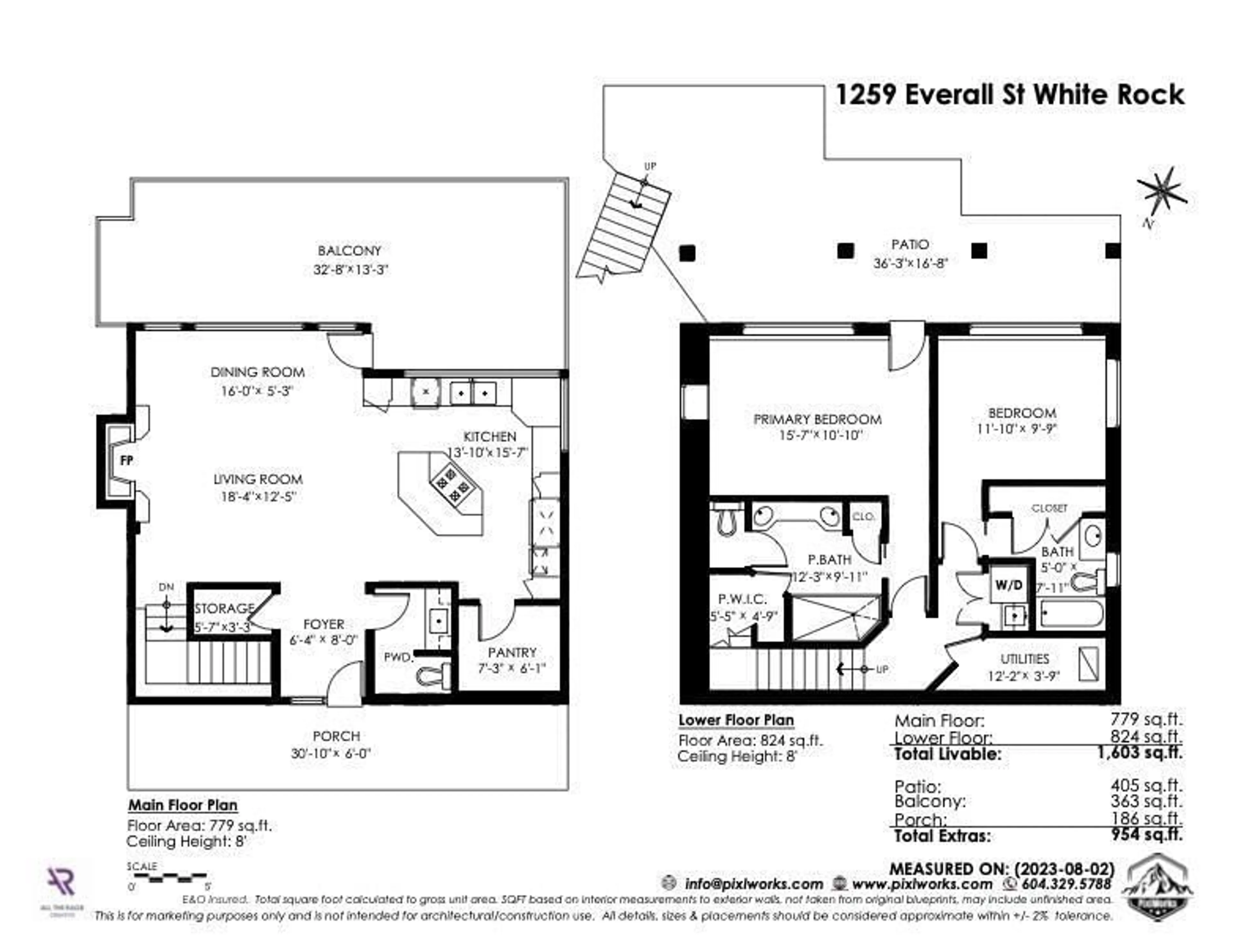 Floor plan for 1259 EVERALL STREET, White Rock British Columbia V4B3S4