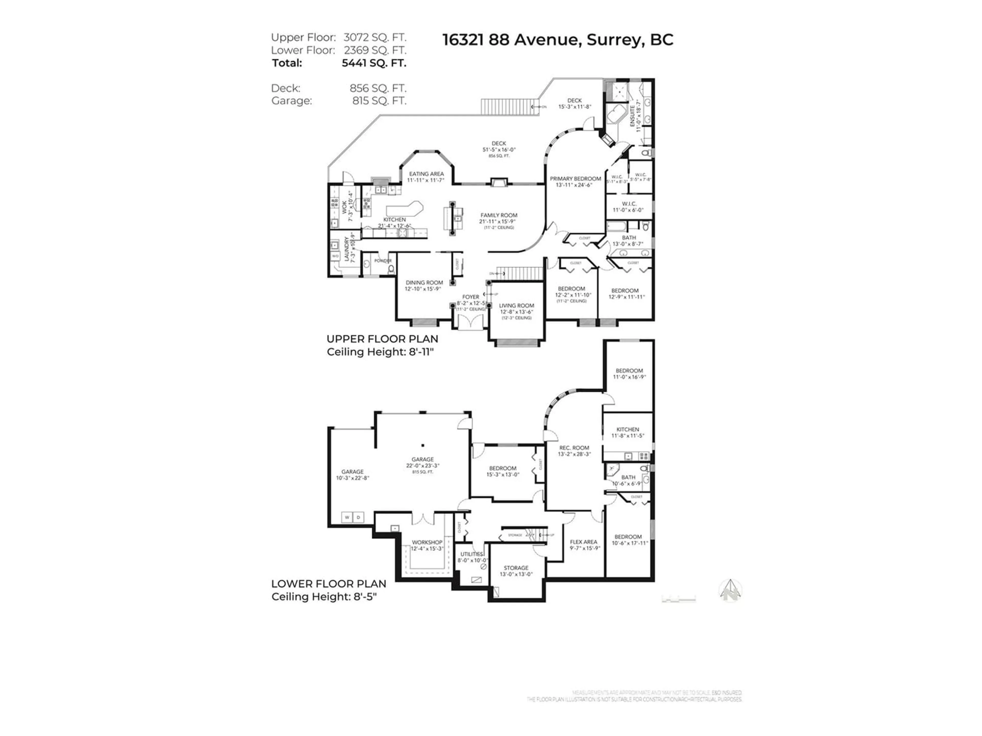 Floor plan for 16321 88 AVENUE, Surrey British Columbia V4N3M3