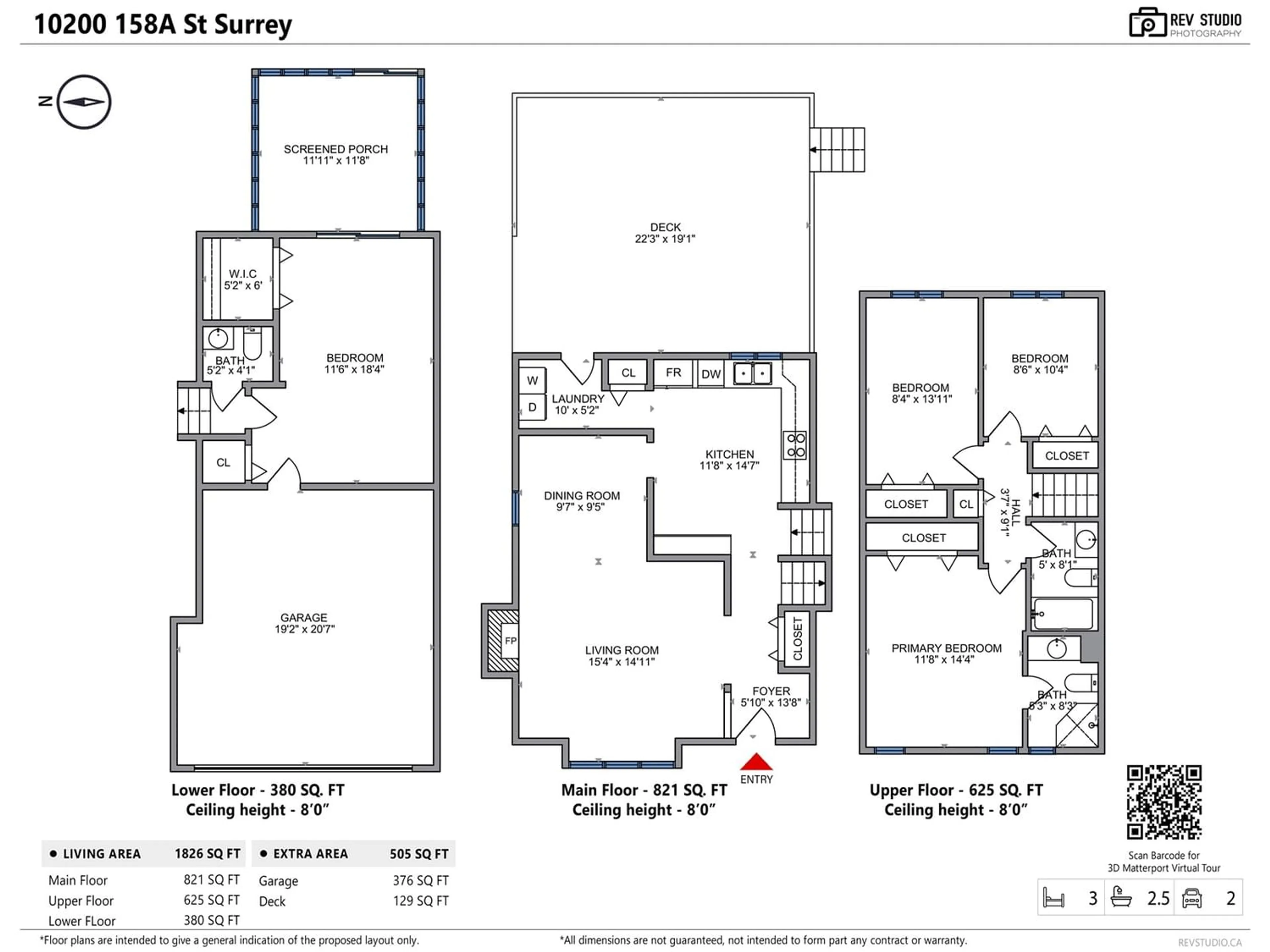 Floor plan for 10220 158A STREET, Surrey British Columbia V4N2N5