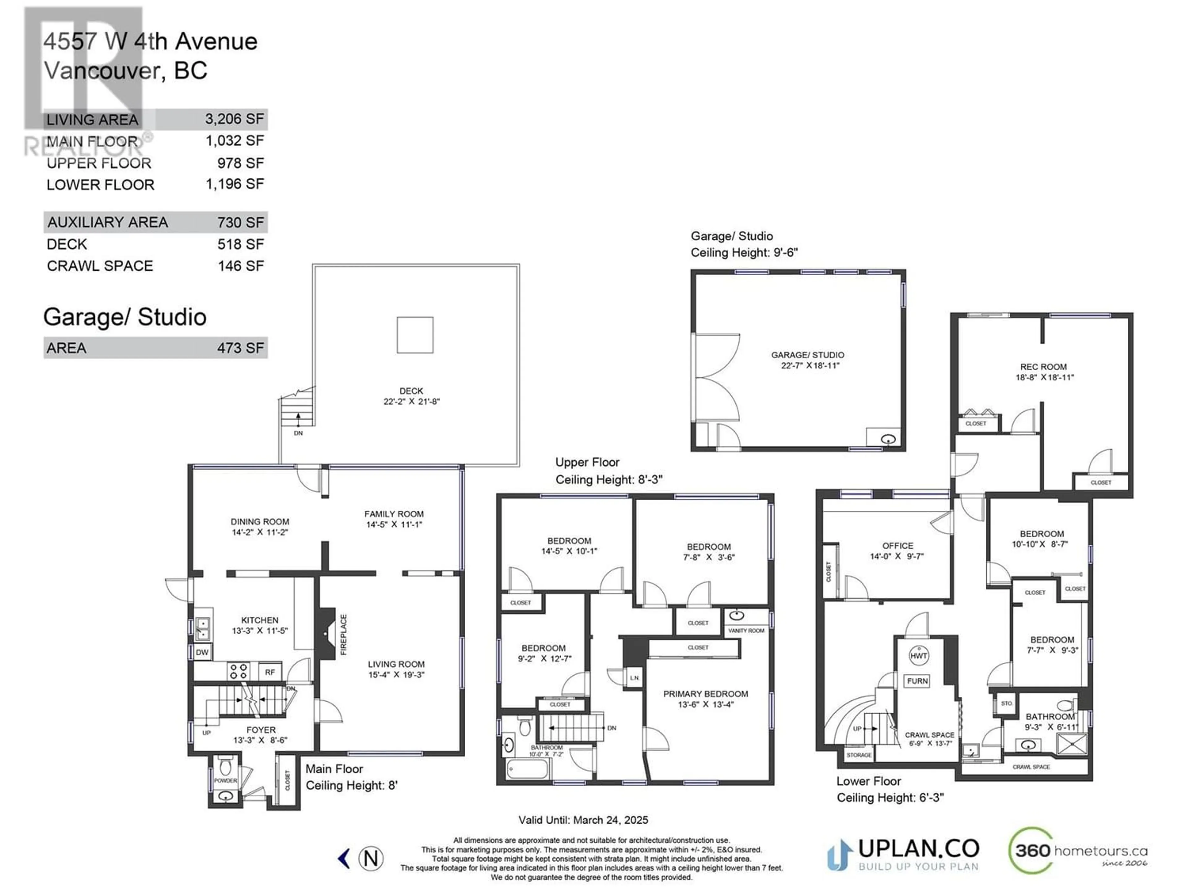 Floor plan for 4557 W 4TH AVENUE, Vancouver British Columbia V6R1R4