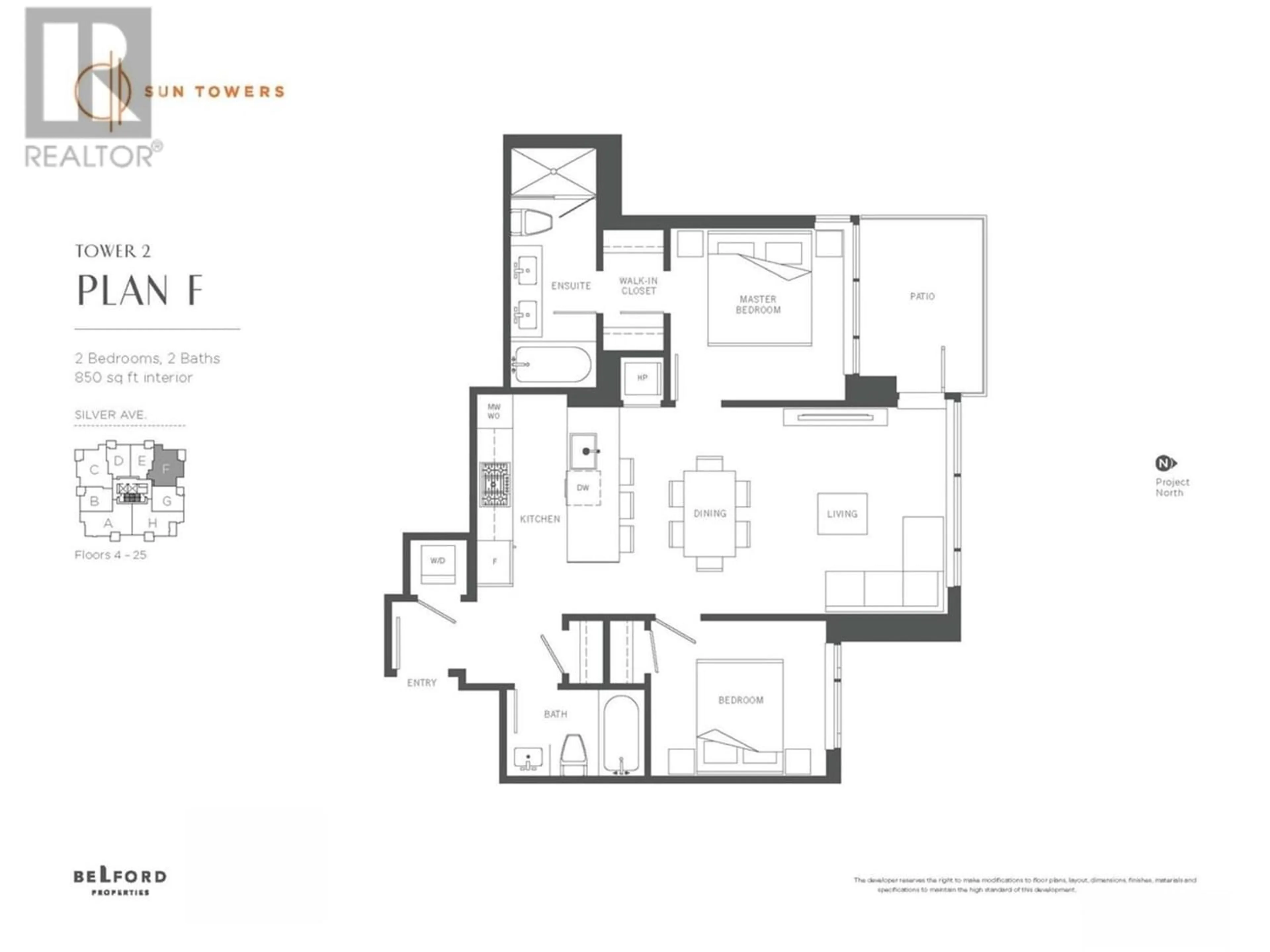 Floor plan for 506 6398 SILVER AVENUE, Burnaby British Columbia V5H0K7