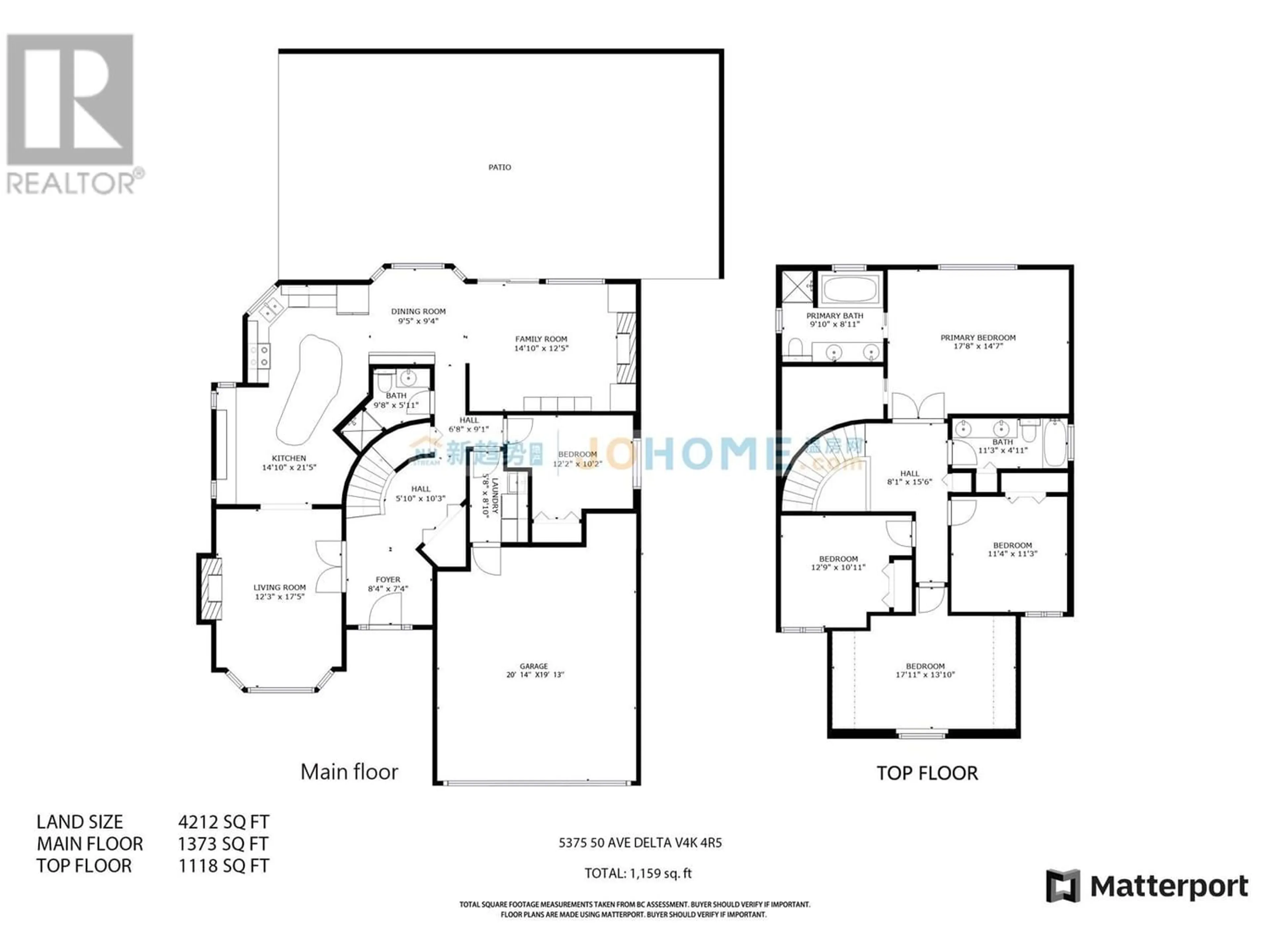 Floor plan for 5375 50 AVENUE, Delta British Columbia V4K4R5