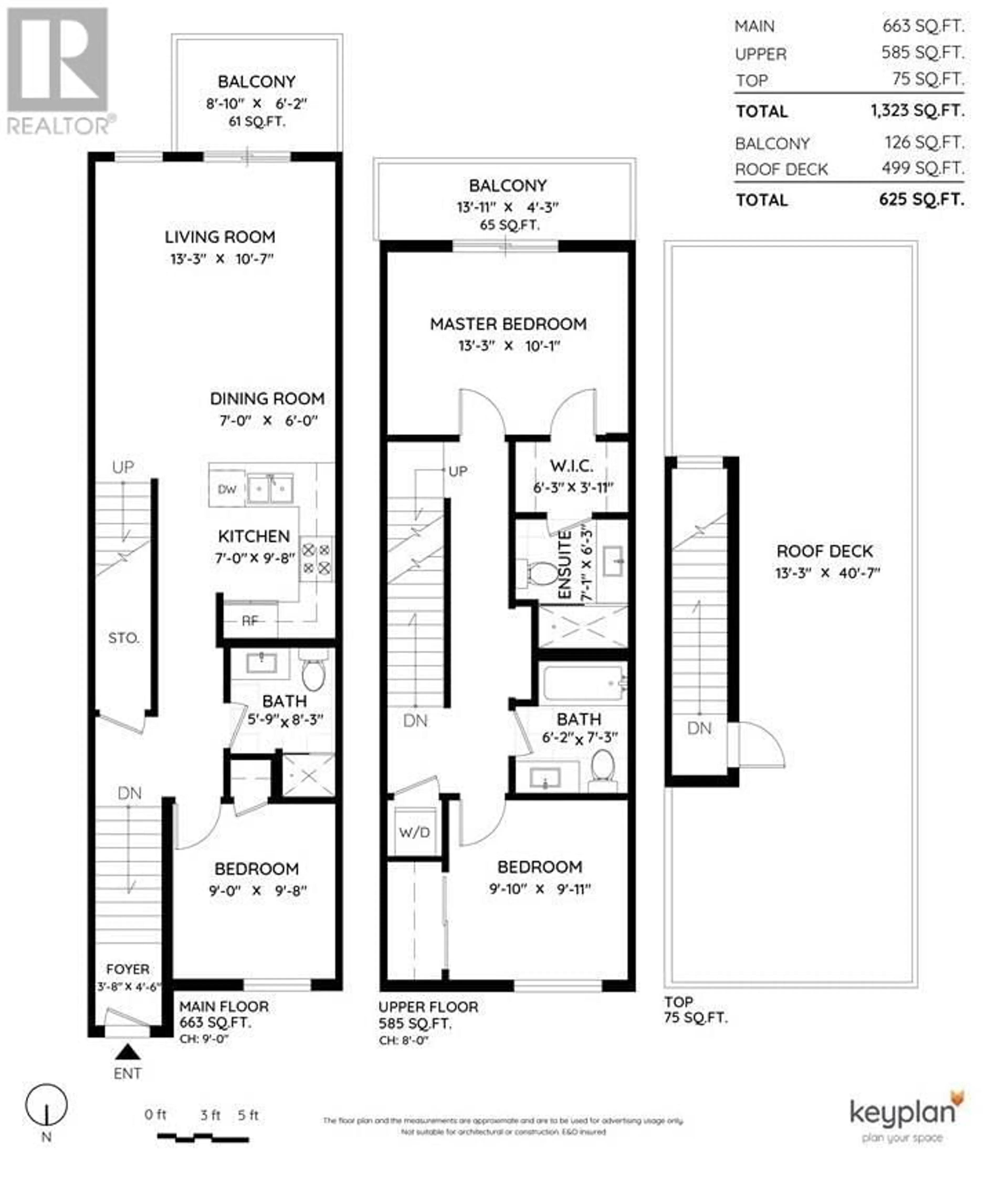 Floor plan for 13 6288 BERESFORD STREET, Burnaby British Columbia V5J1K2
