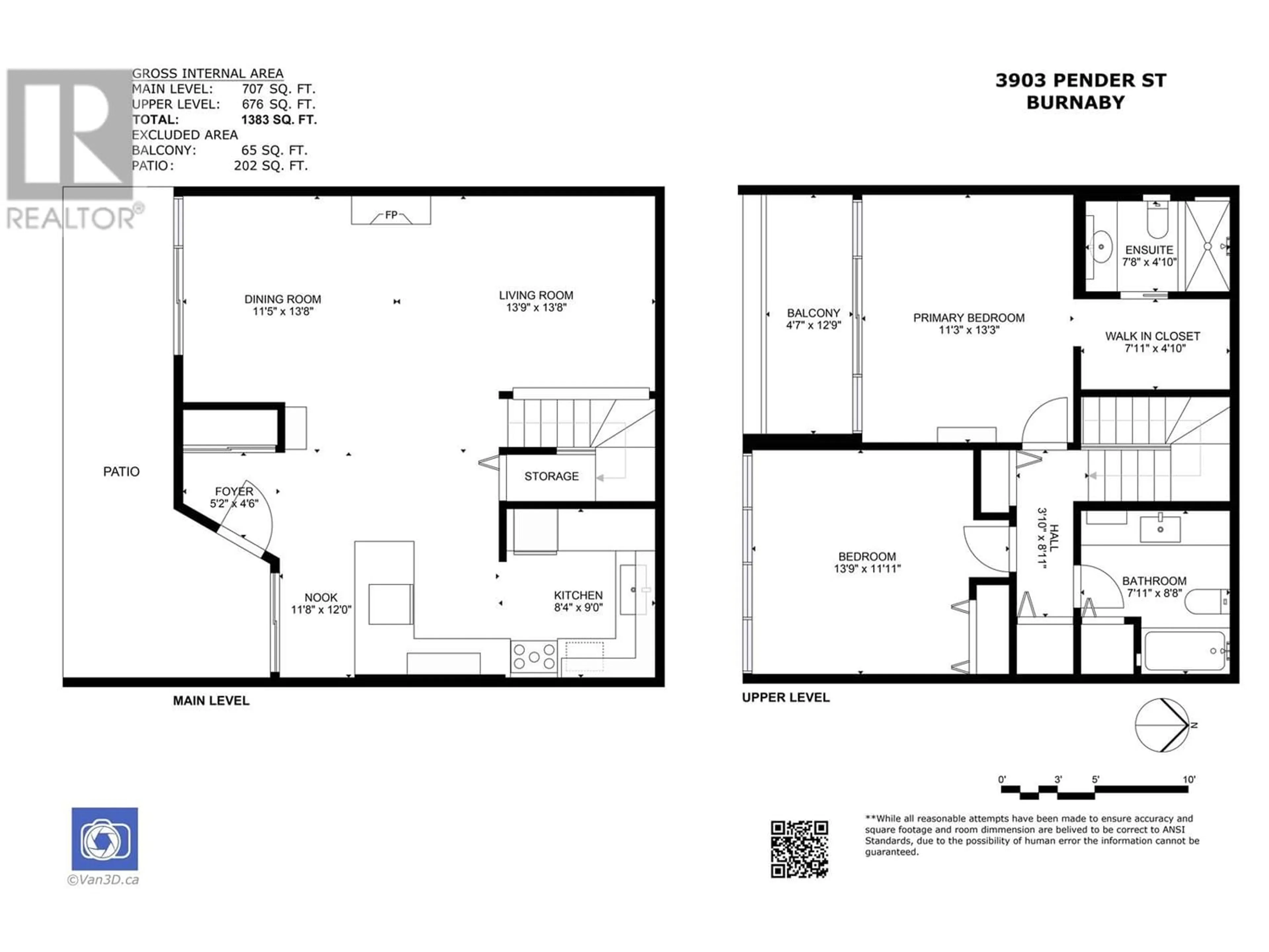 Floor plan for 3903 PENDER STREET, Burnaby British Columbia V5C2L7