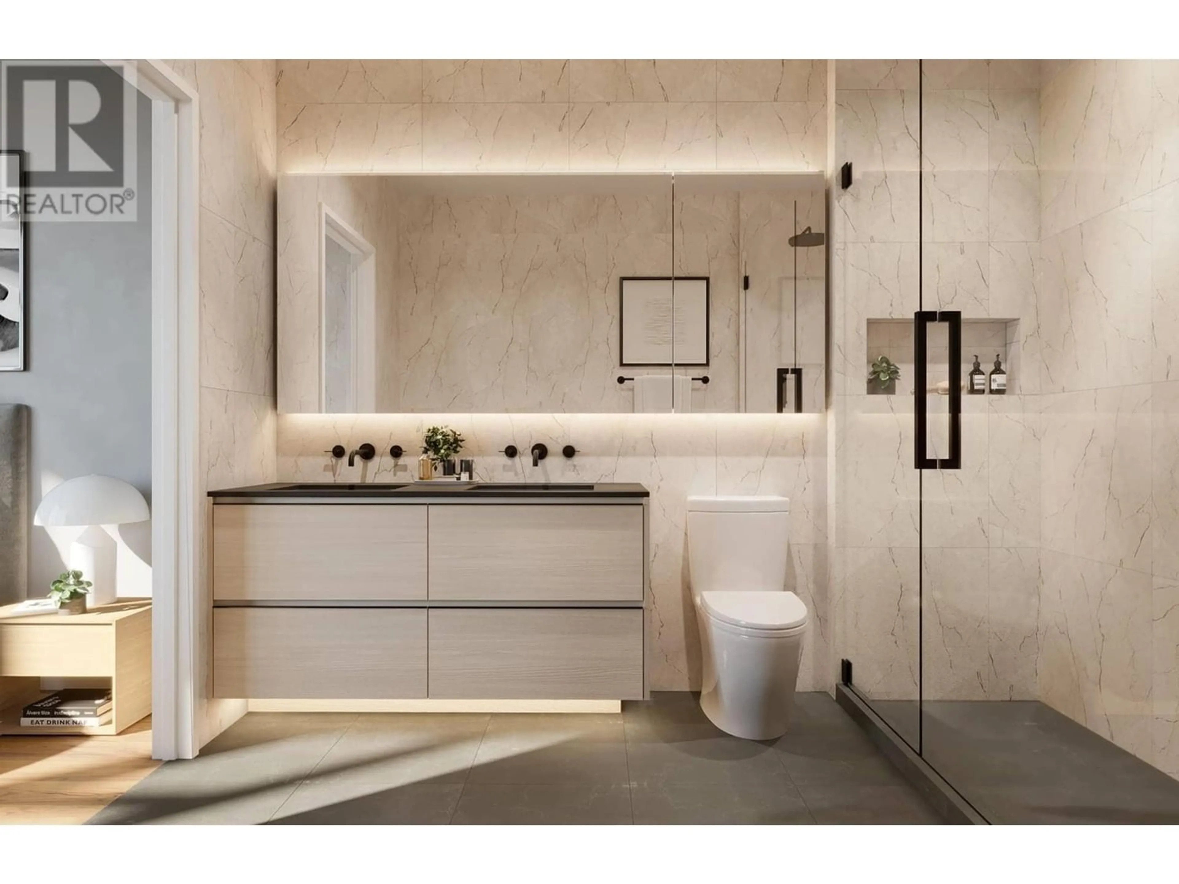 Contemporary bathroom, ceramic floors for 602 480 W 16TH AVENUE, Vancouver British Columbia V5Y1Z2