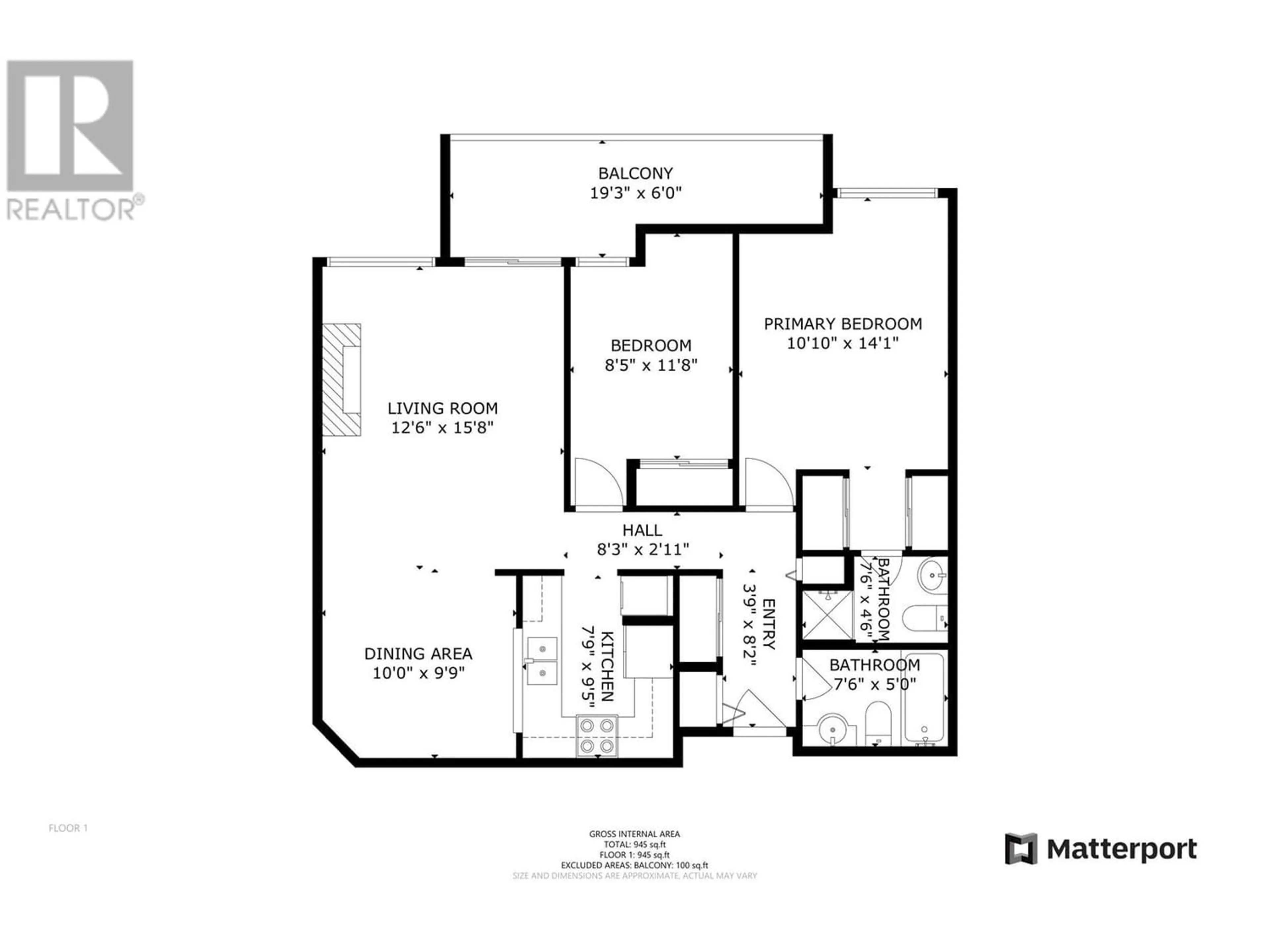 Floor plan for 209 7471 BLUNDELL ROAD, Richmond British Columbia V6Y1J6