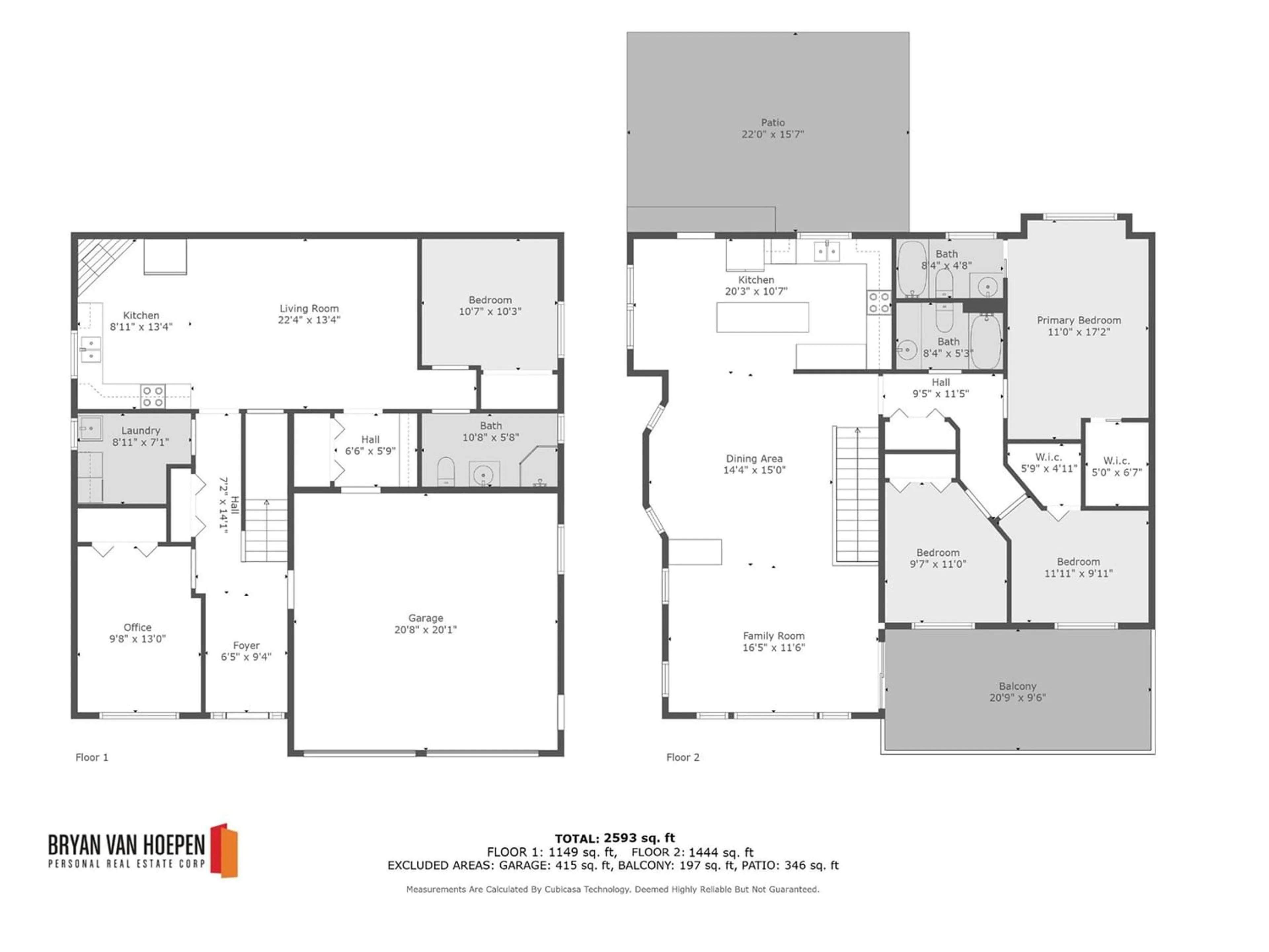 Floor plan for 2601 BLACKHAM DRIVE, Abbotsford British Columbia V2S7J5