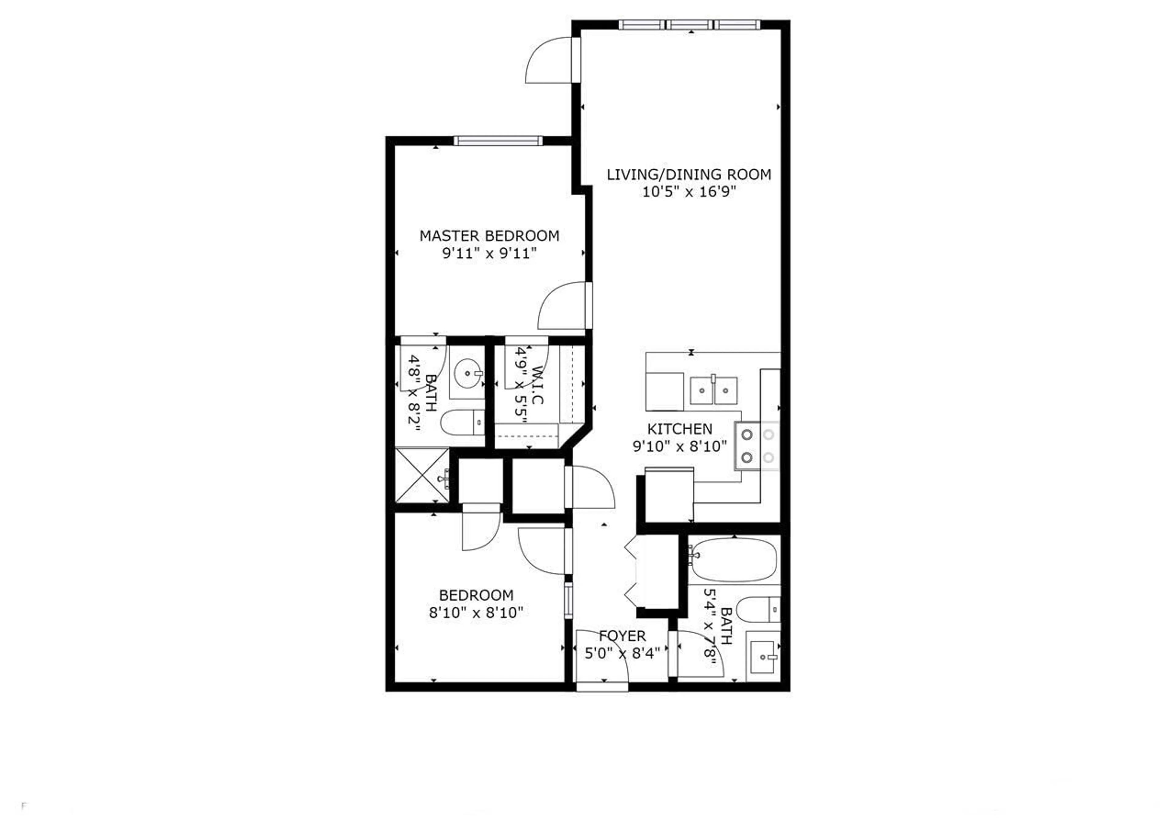 Floor plan for 205 6438 195A STREET, Surrey British Columbia V4N6R5
