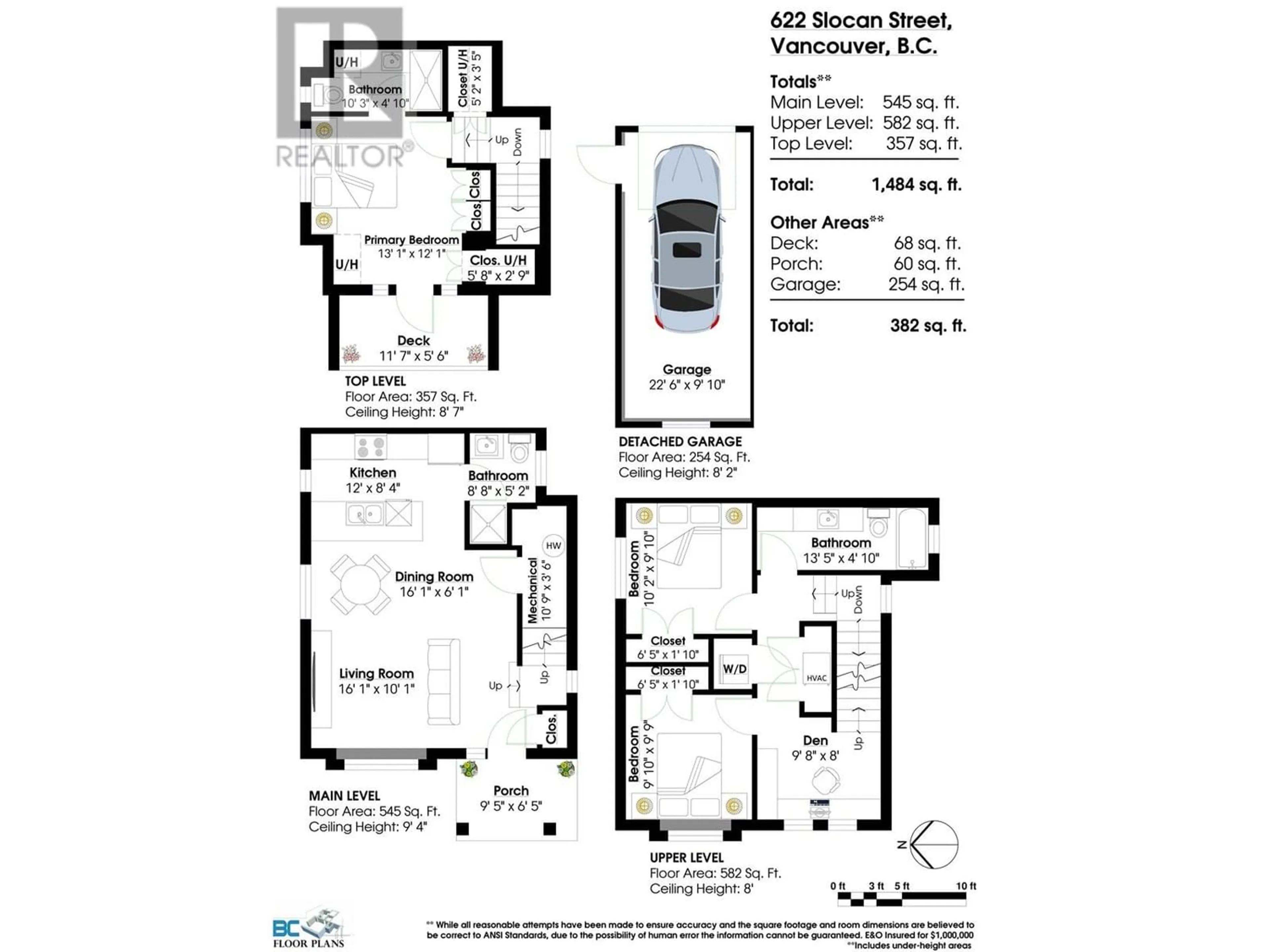 Floor plan for 622 SLOCAN STREET, Vancouver British Columbia V5K3X7