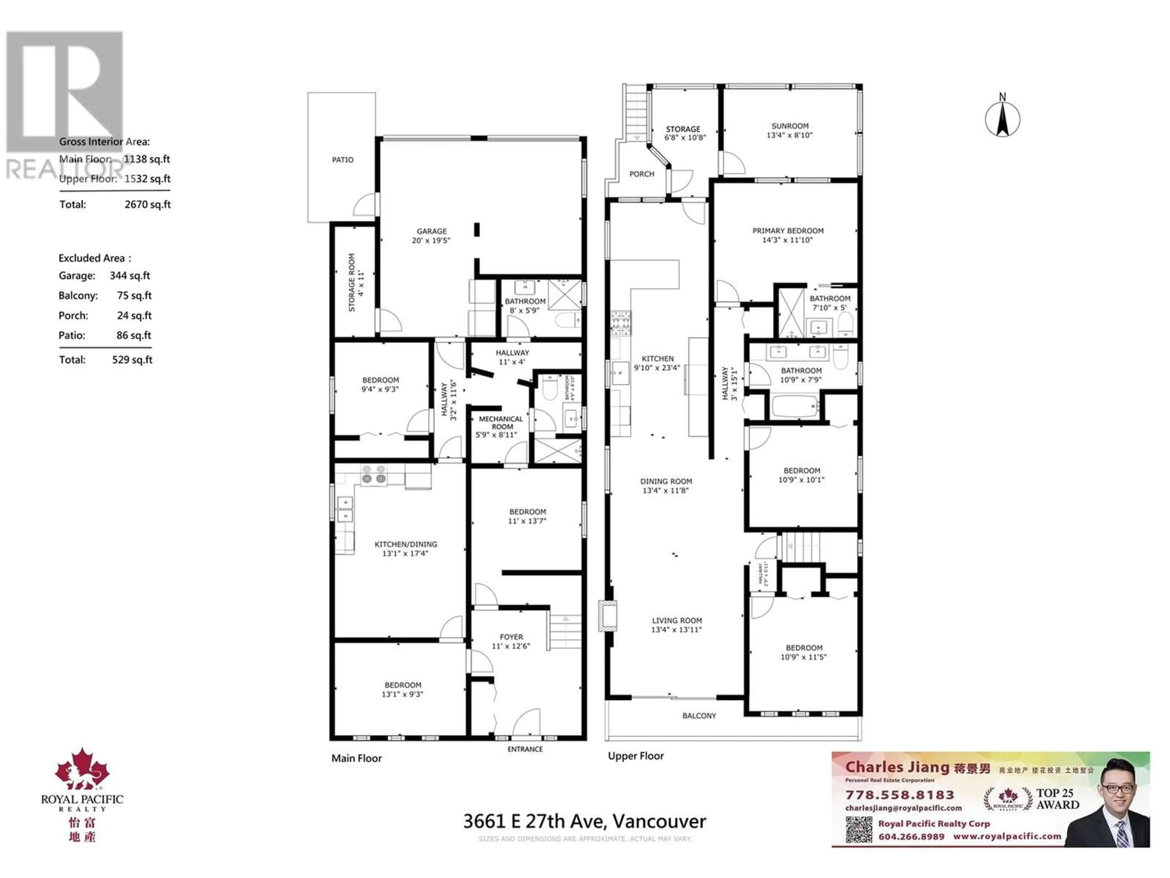 Floor plan for 3661 E 27TH AVENUE, Vancouver British Columbia V5R1R3