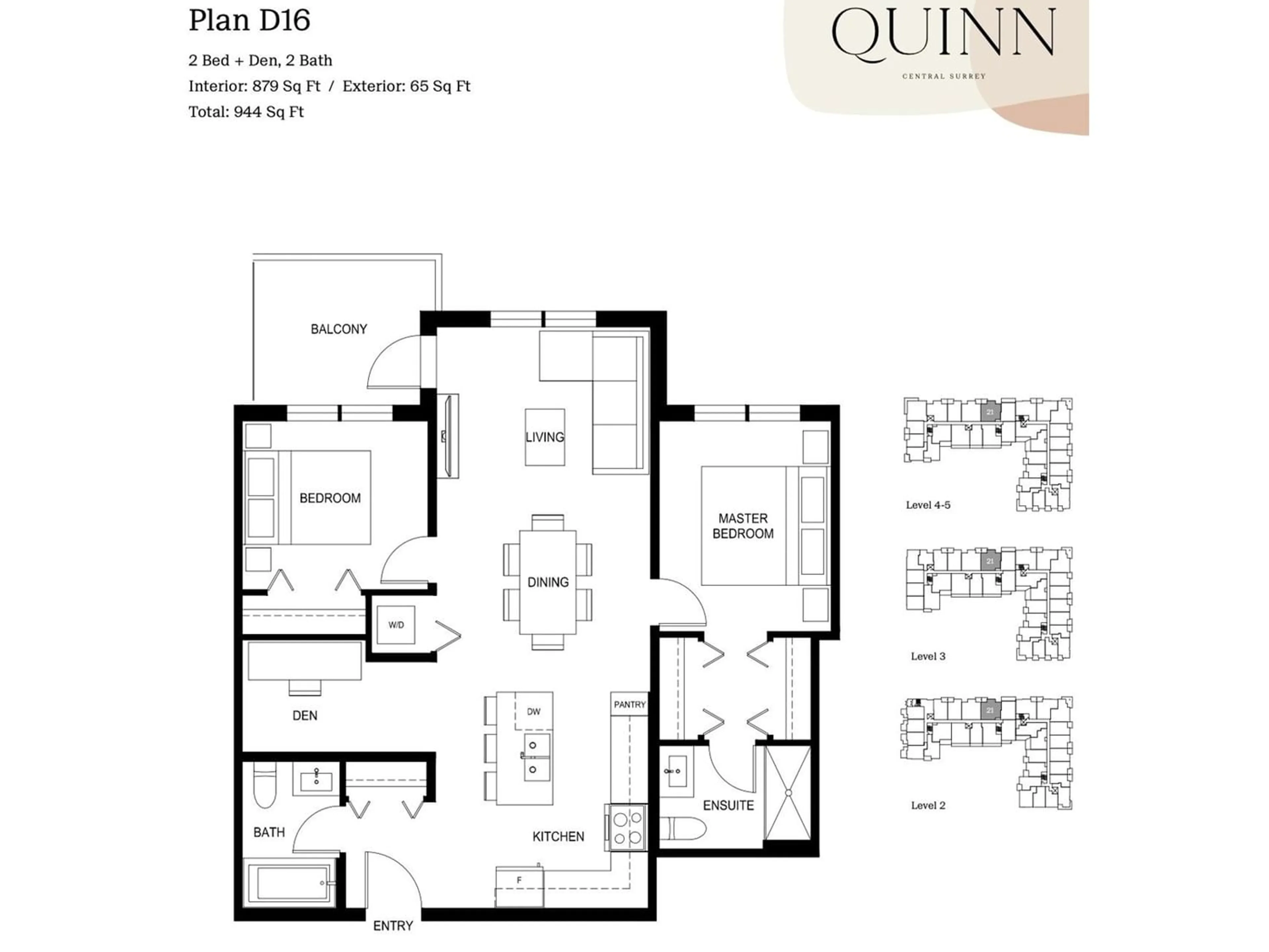 Floor plan for 221 9456 134 STREET, Surrey British Columbia V3V5S4