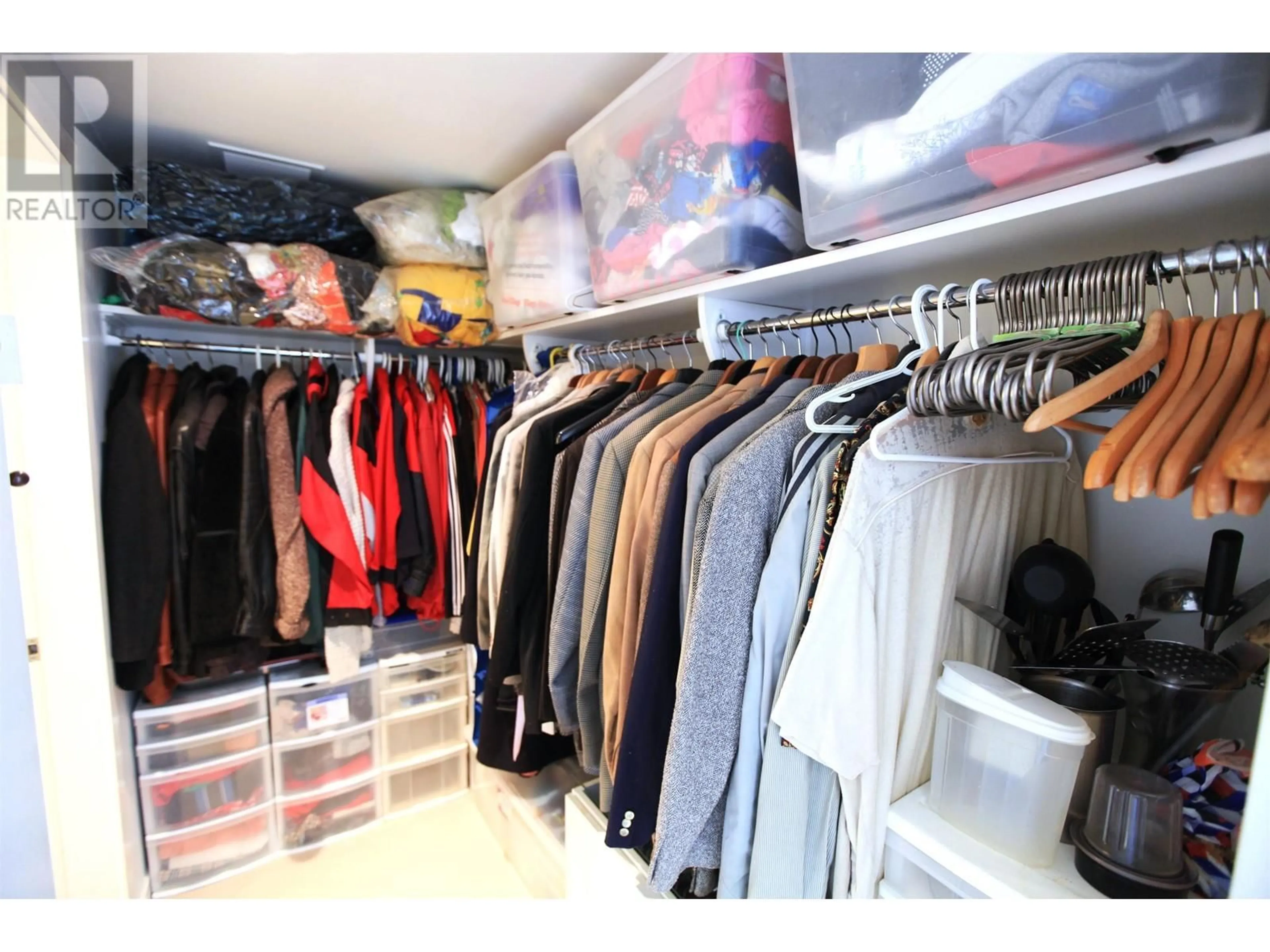 Storage room or clothes room or walk-in closet for 1703 8588 CORNISH STREET, Vancouver British Columbia V6P0C1