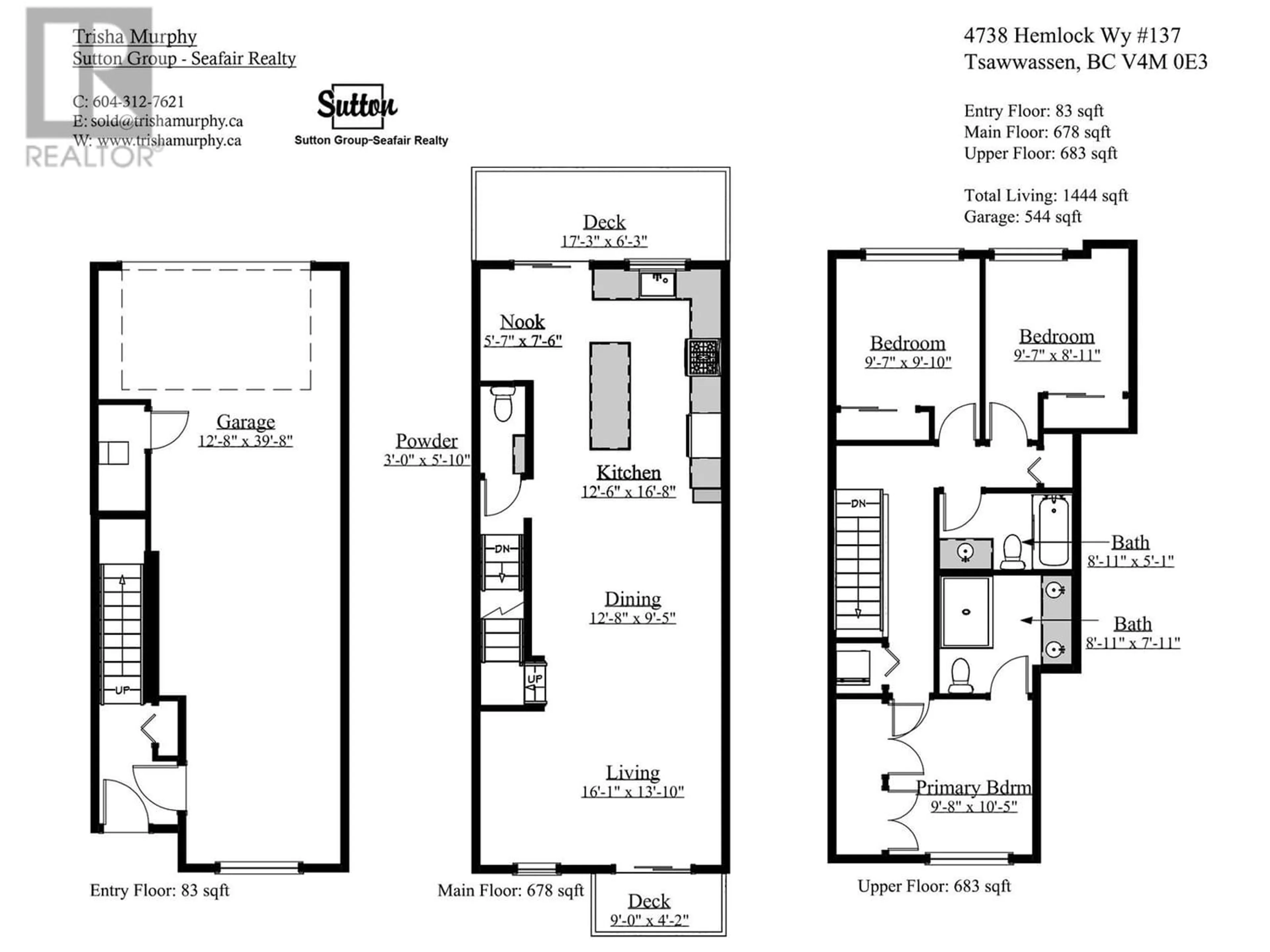 Floor plan for 137 4738 HEMLOCK WAY, Tsawwassen British Columbia V4M0E3