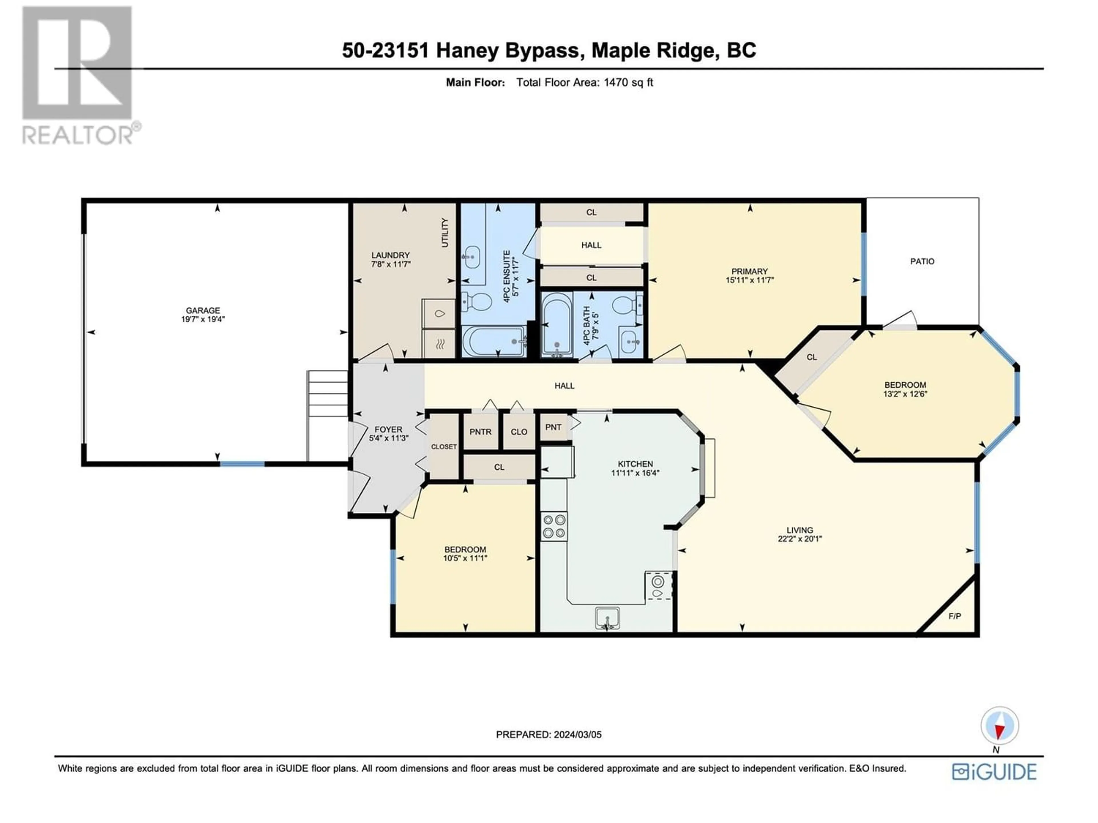 Floor plan for 50 23151 HANEY BYPASS, Maple Ridge British Columbia V2X0S5