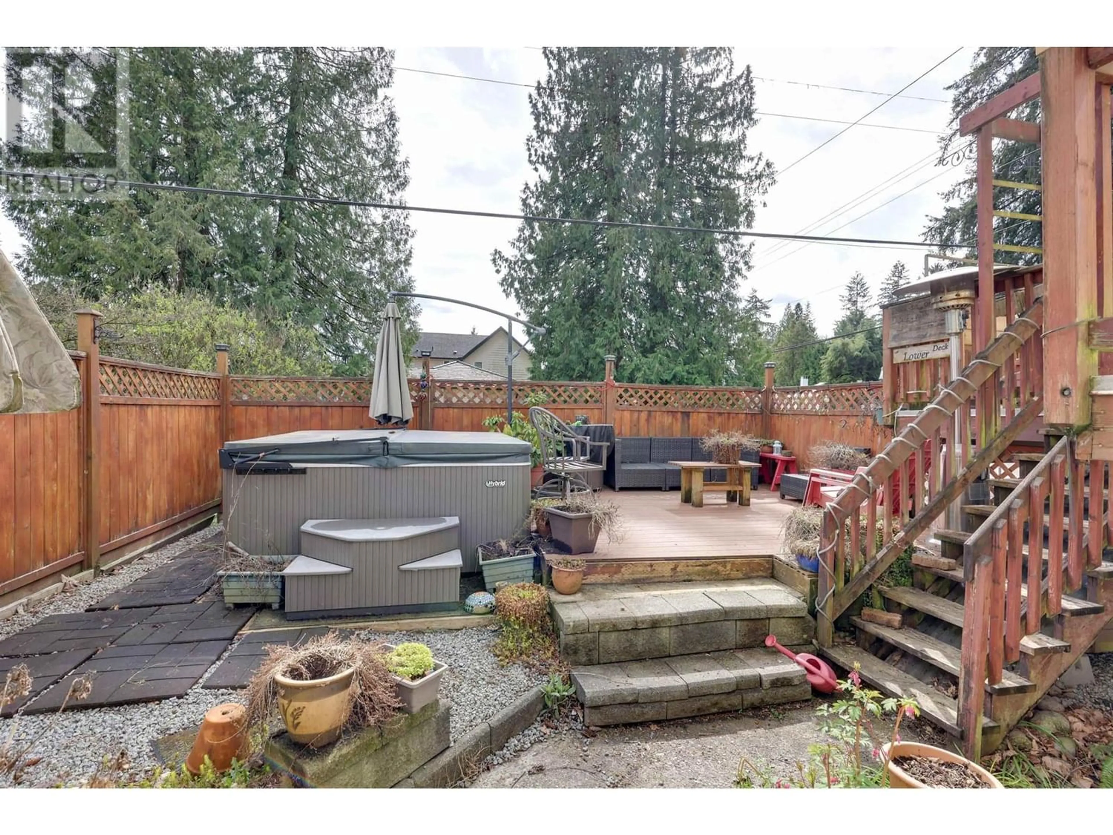 Patio, the fenced backyard for 3530 HASTINGS STREET, Port Coquitlam British Columbia V3B4N4