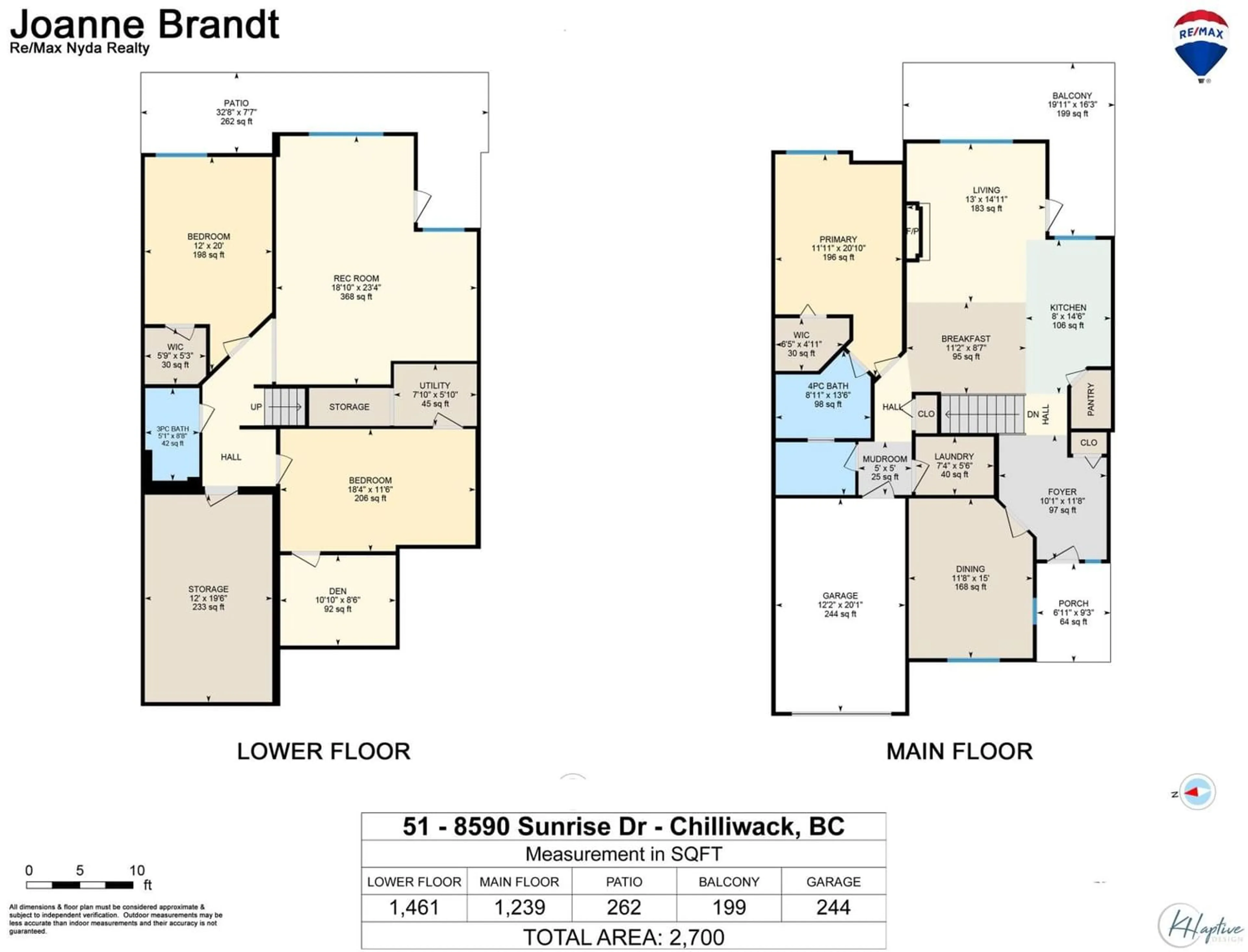 Floor plan for 51 8590 SUNRISE DRIVE, Chilliwack British Columbia V2R3Z4