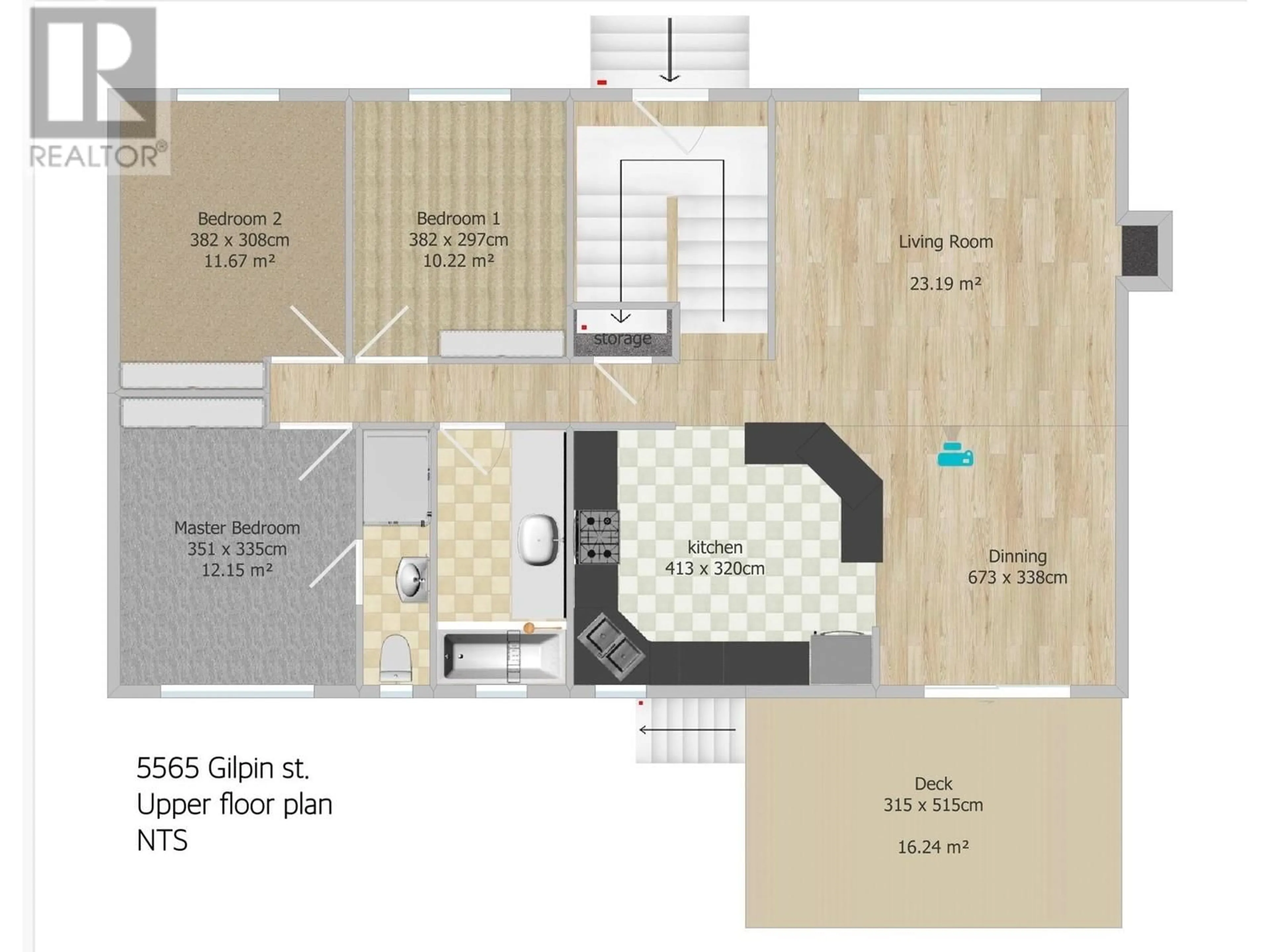 Floor plan for 5565 GILPIN STREET, Burnaby British Columbia V5H2H8