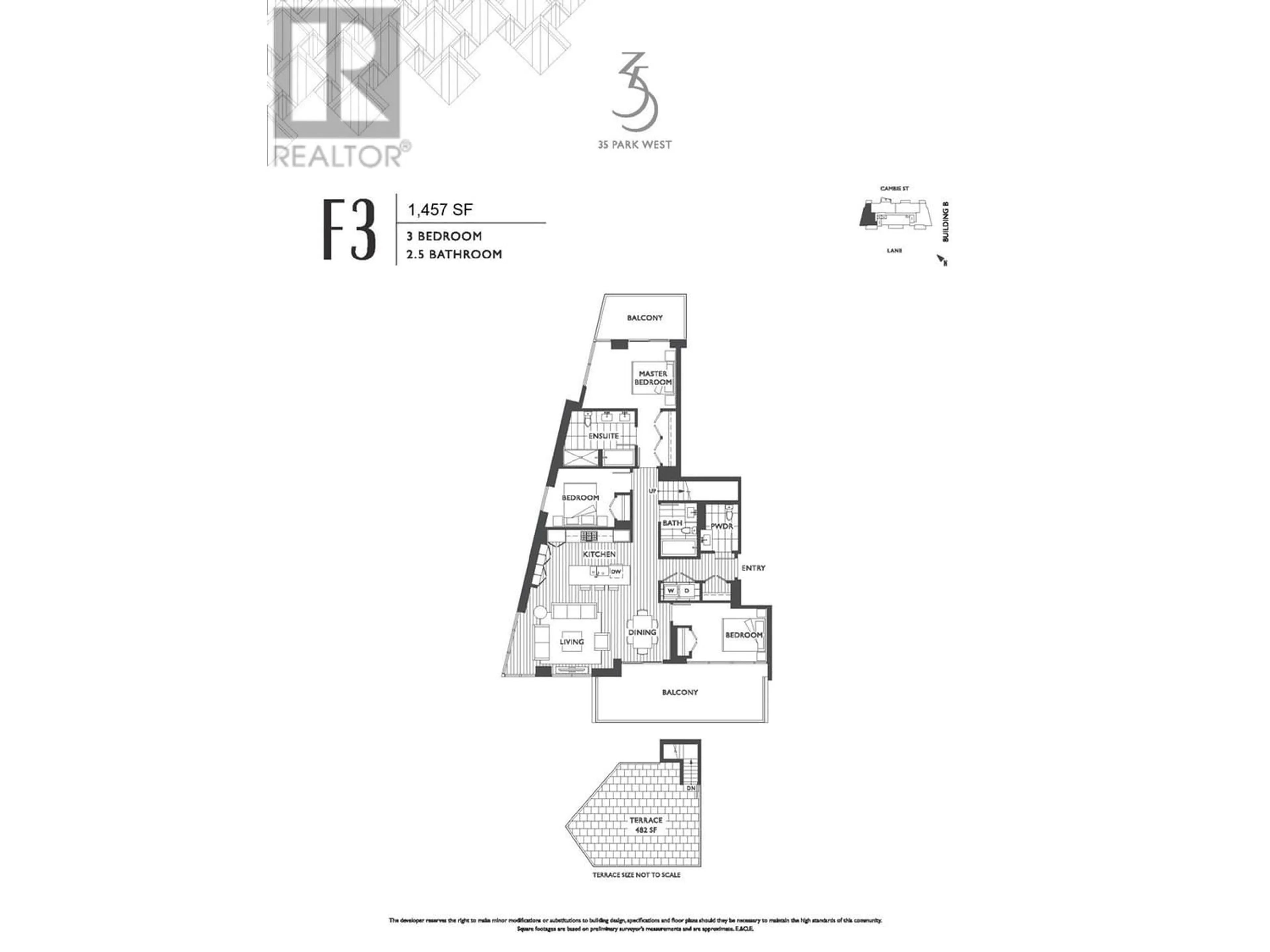 Floor plan for 601 5033 CAMBIE STREET, Vancouver British Columbia V5Z0H6