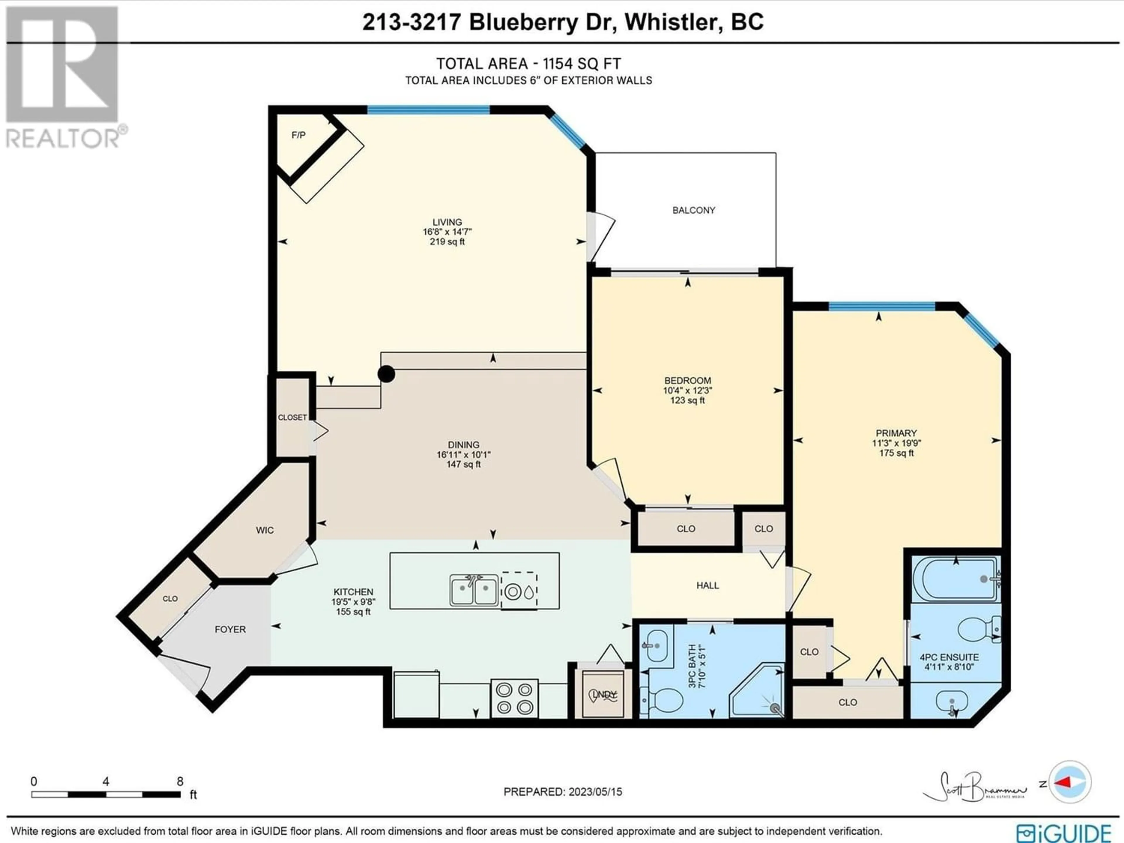 Floor plan for 213 3217 BLUEBERRY DRIVE, Whistler British Columbia V8E0B8