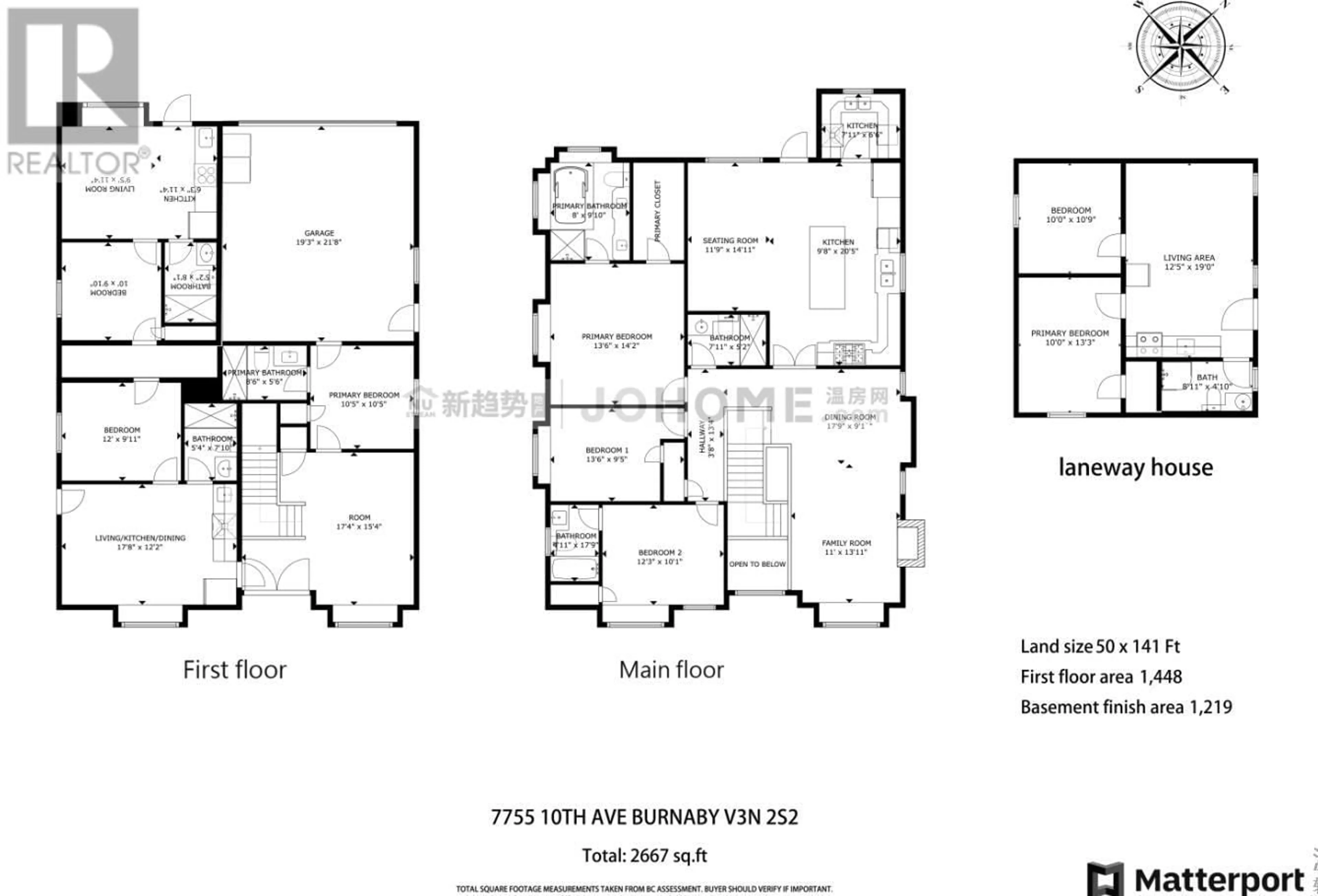 Floor plan for 7755 10TH AVENUE, Burnaby British Columbia V3N2S2