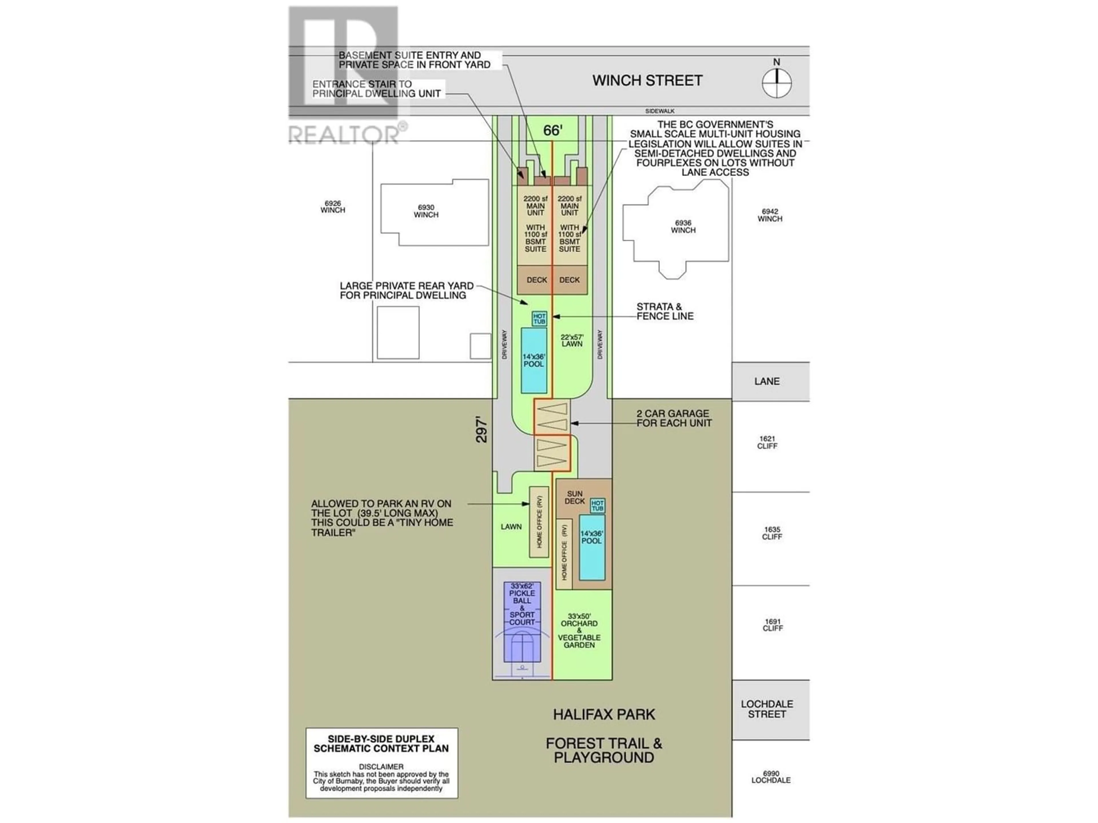 Floor plan for 6934 WINCH STREET, Burnaby British Columbia V5B2L8