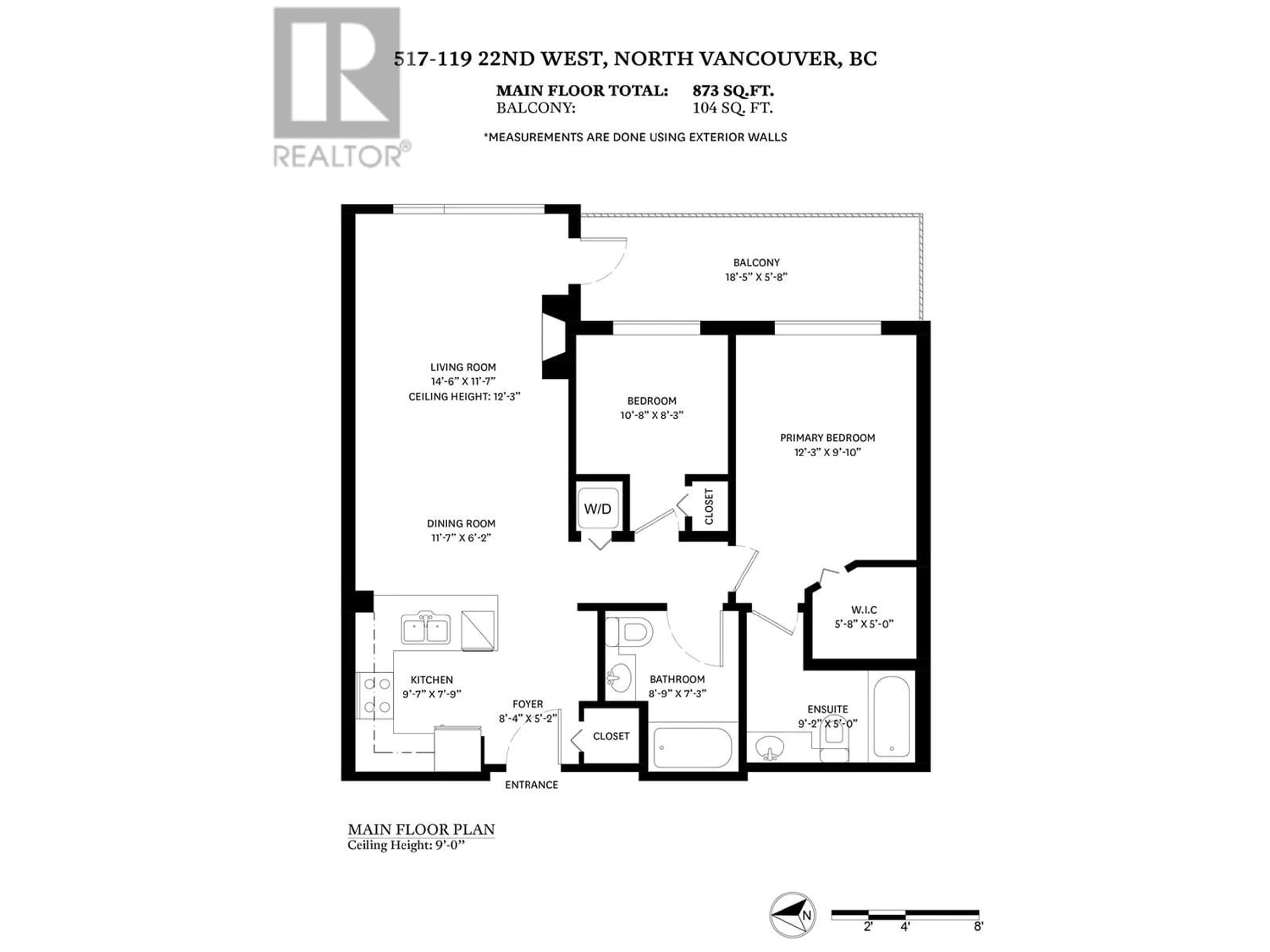 Floor plan for 517 119 W 22ND STREET, North Vancouver British Columbia V7M0B4