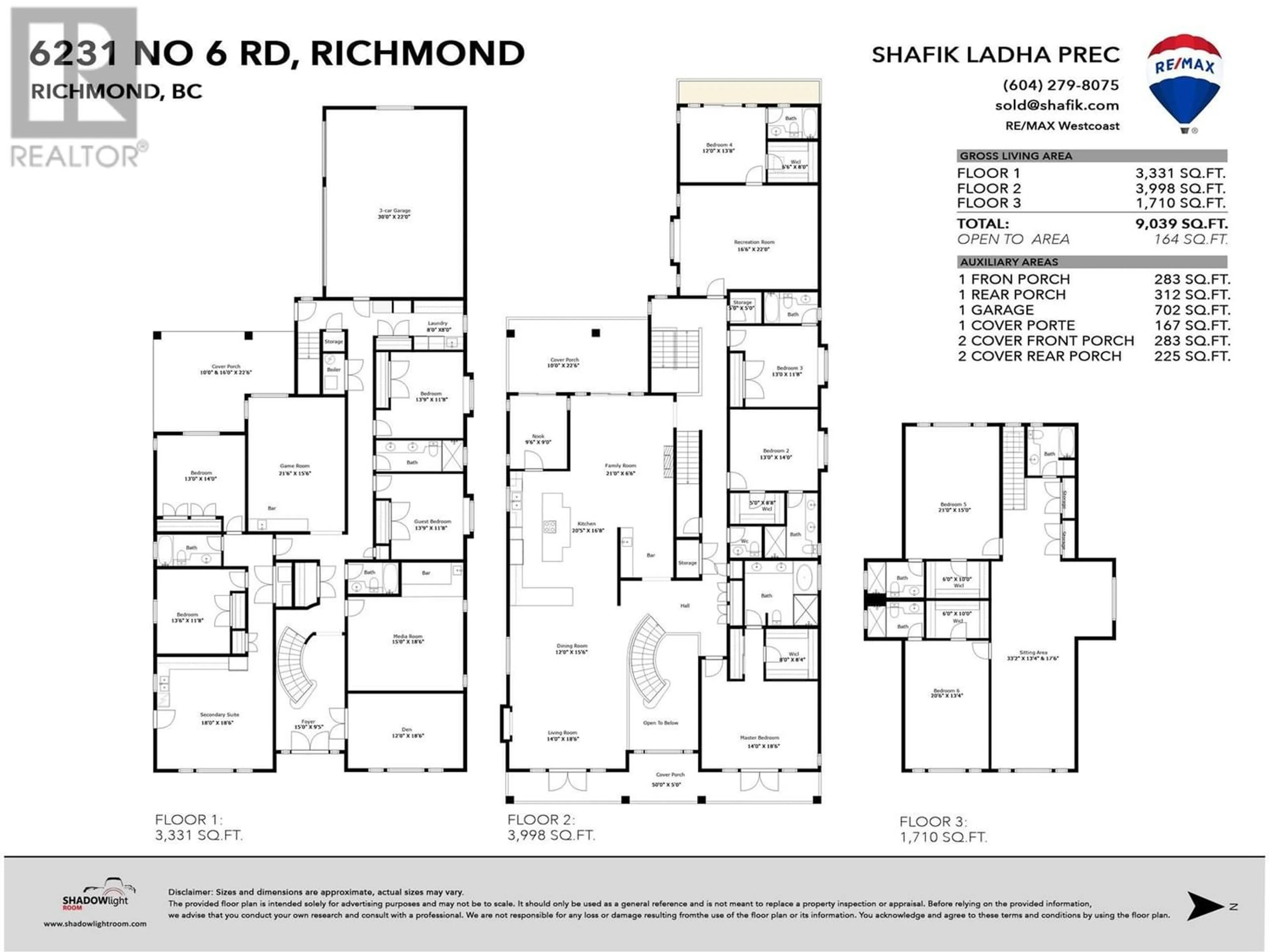 Floor plan for 6231 NO. 6 ROAD, Richmond British Columbia V6W1C7