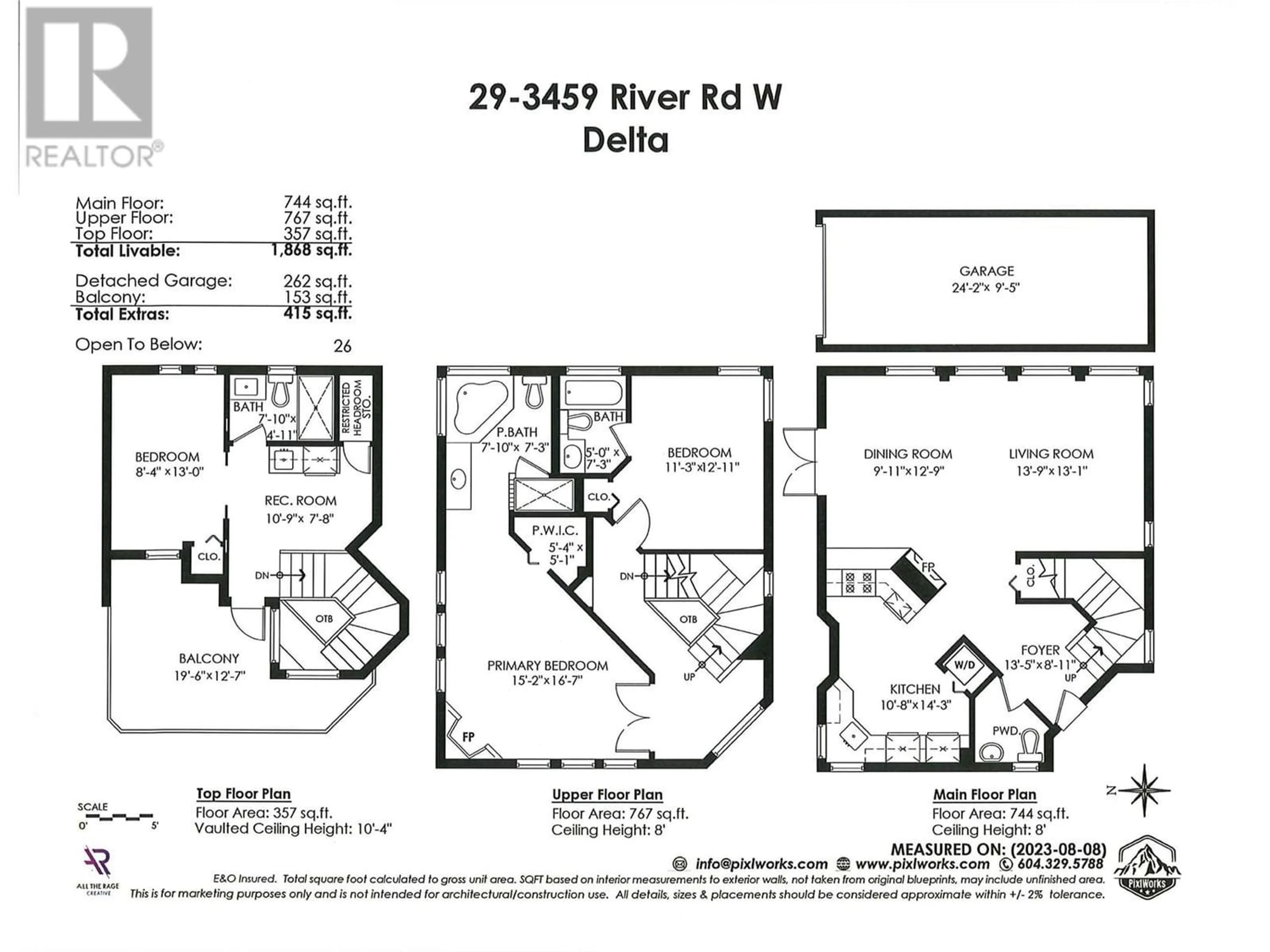 Floor plan for 29 3459 W RIVER ROAD, Delta British Columbia V4K4Y9