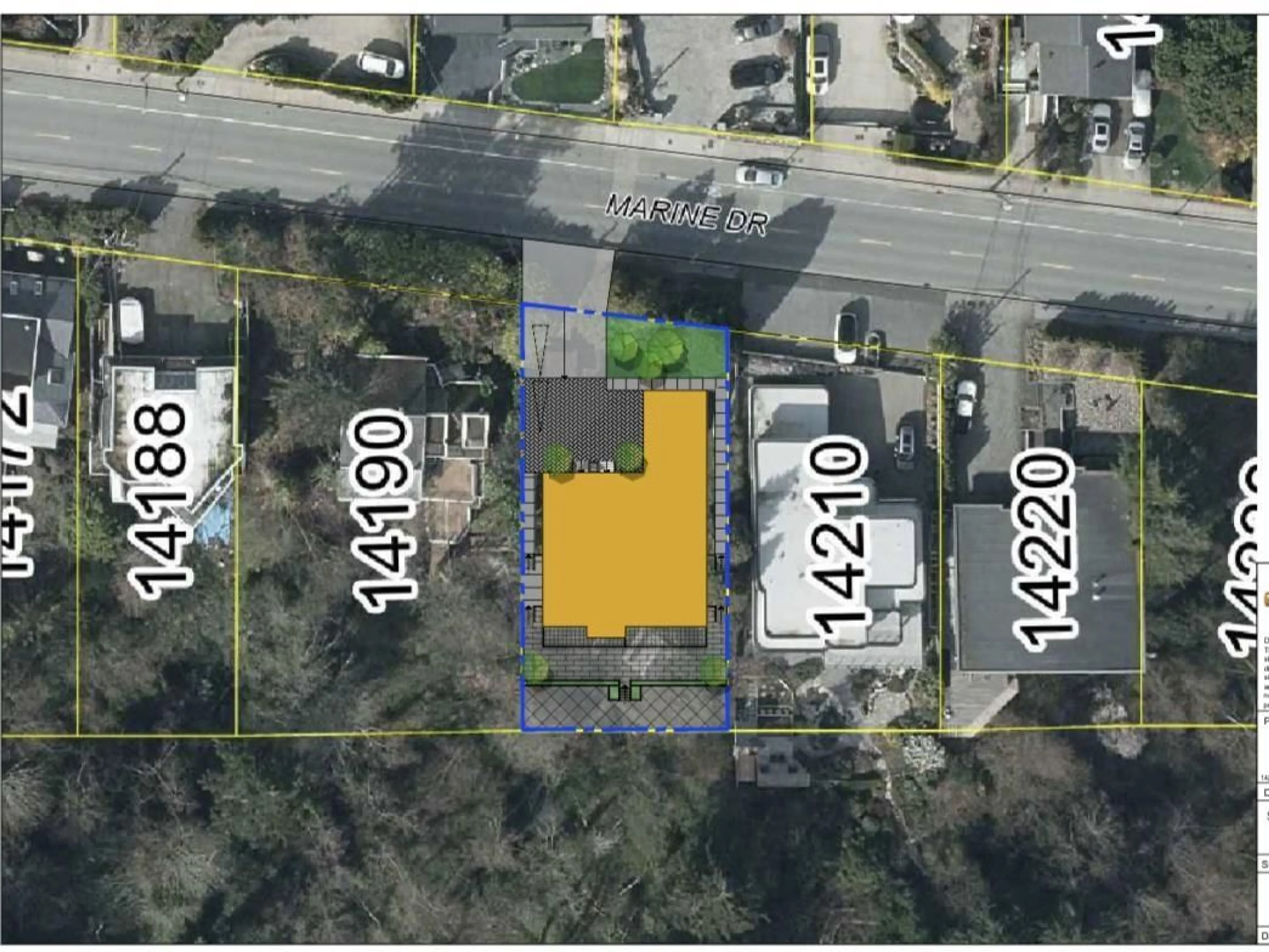 Picture of a map for 14200 MARINE DRIVE, White Rock British Columbia V4B1A8