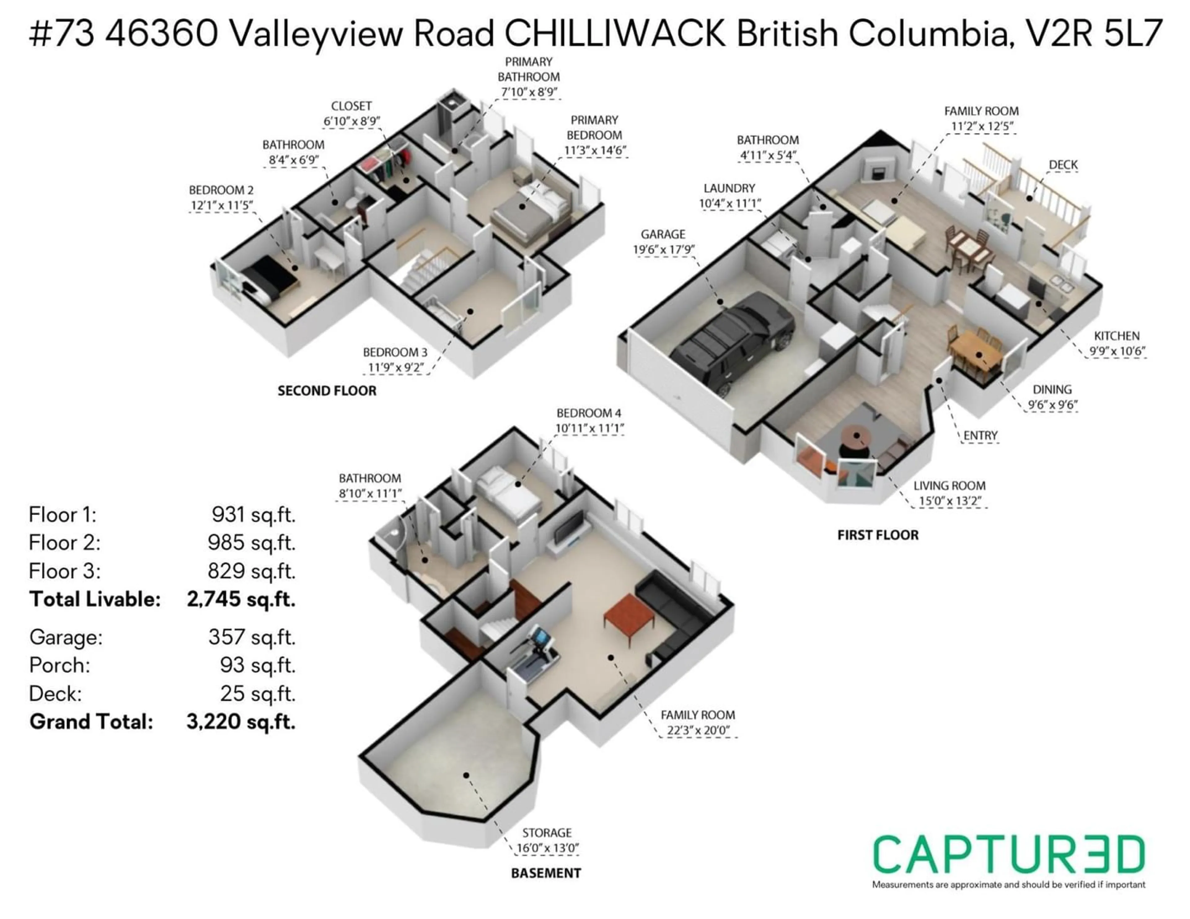 Floor plan for 73 46360 VALLEYVIEW ROAD, Chilliwack British Columbia V2R5L7