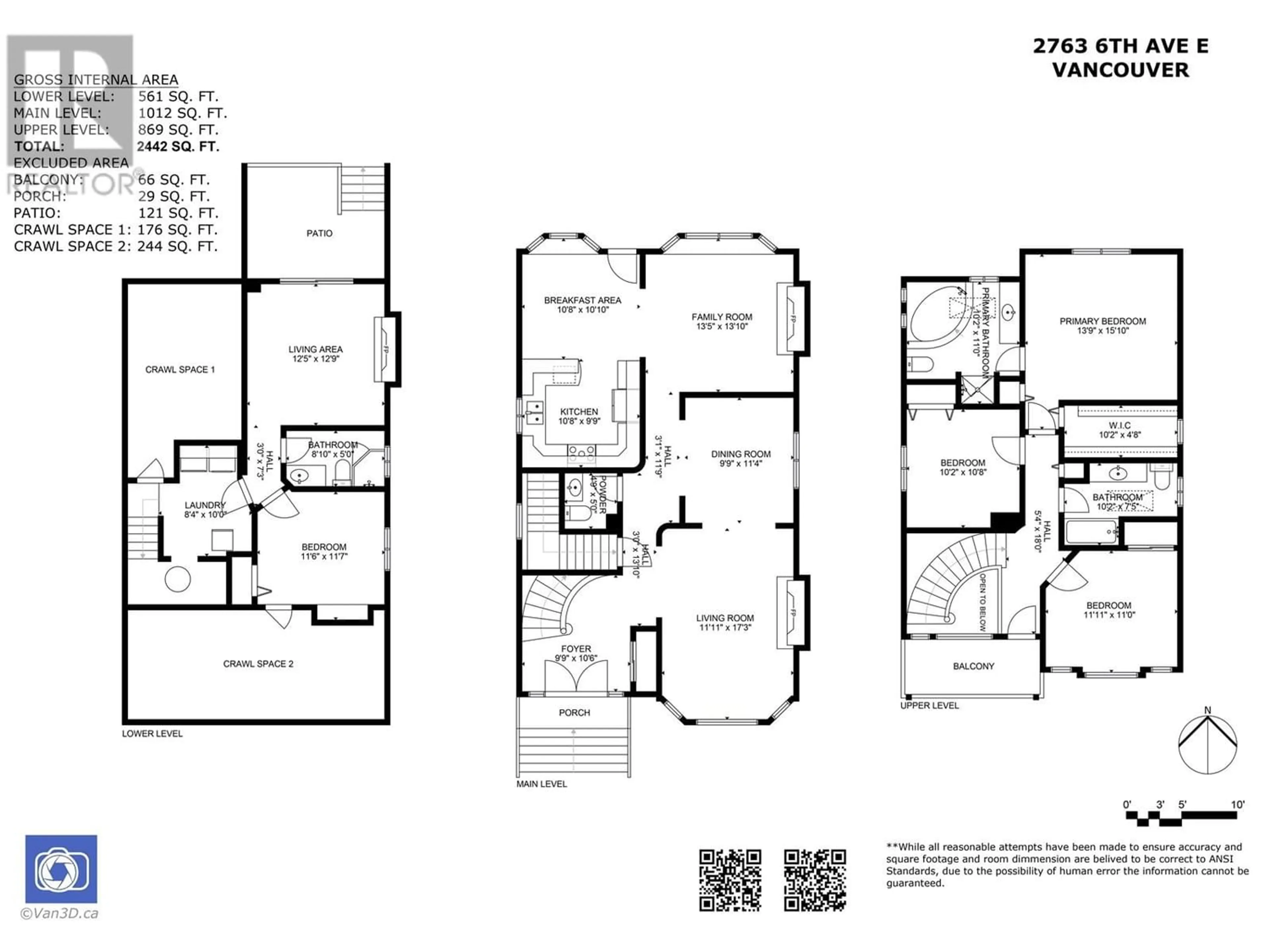 Floor plan for 2763 E 6TH AVENUE, Vancouver British Columbia V5M1R6