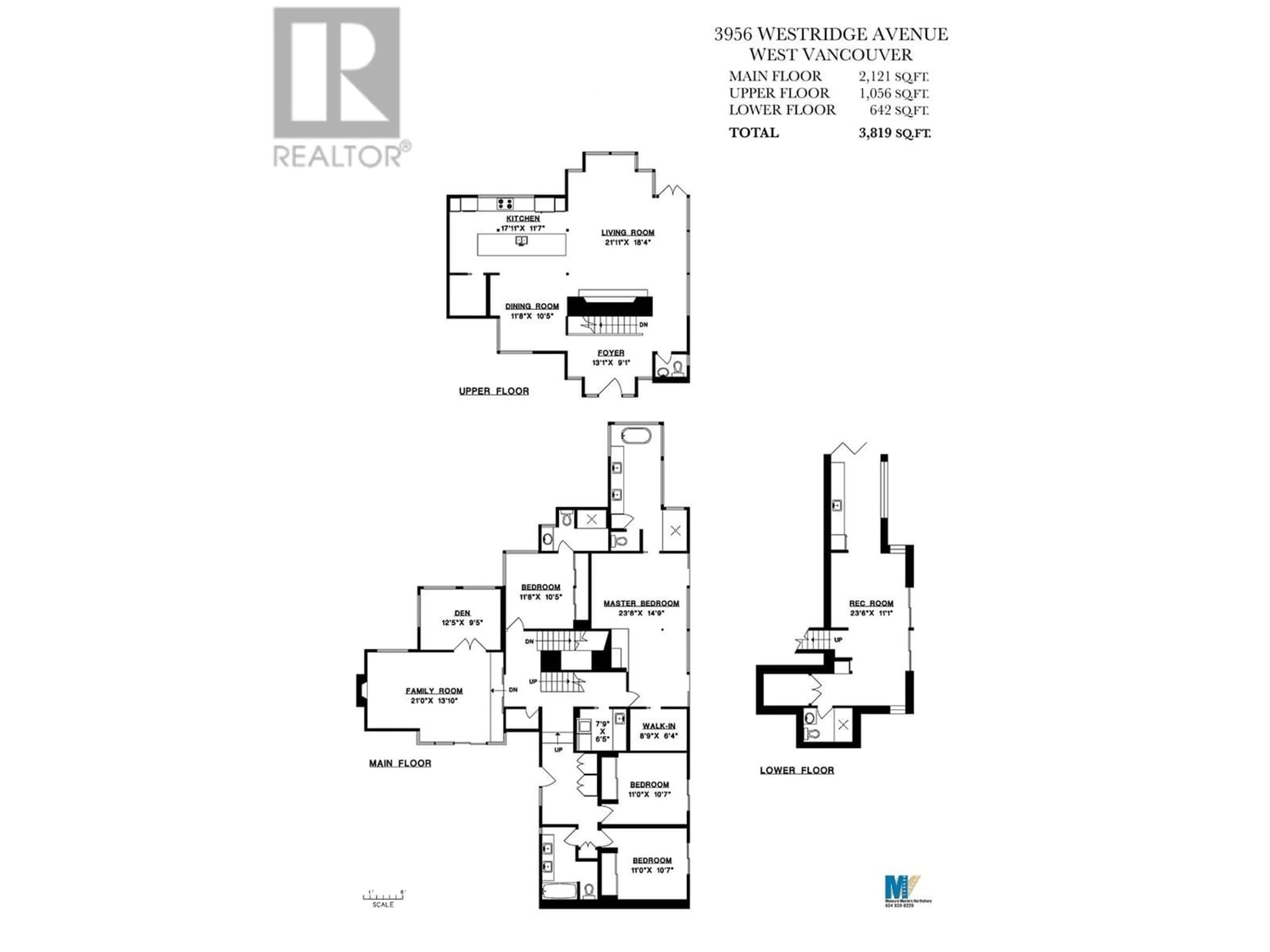 Floor plan for 3956 WESTRIDGE AVENUE, West Vancouver British Columbia V7V3H7