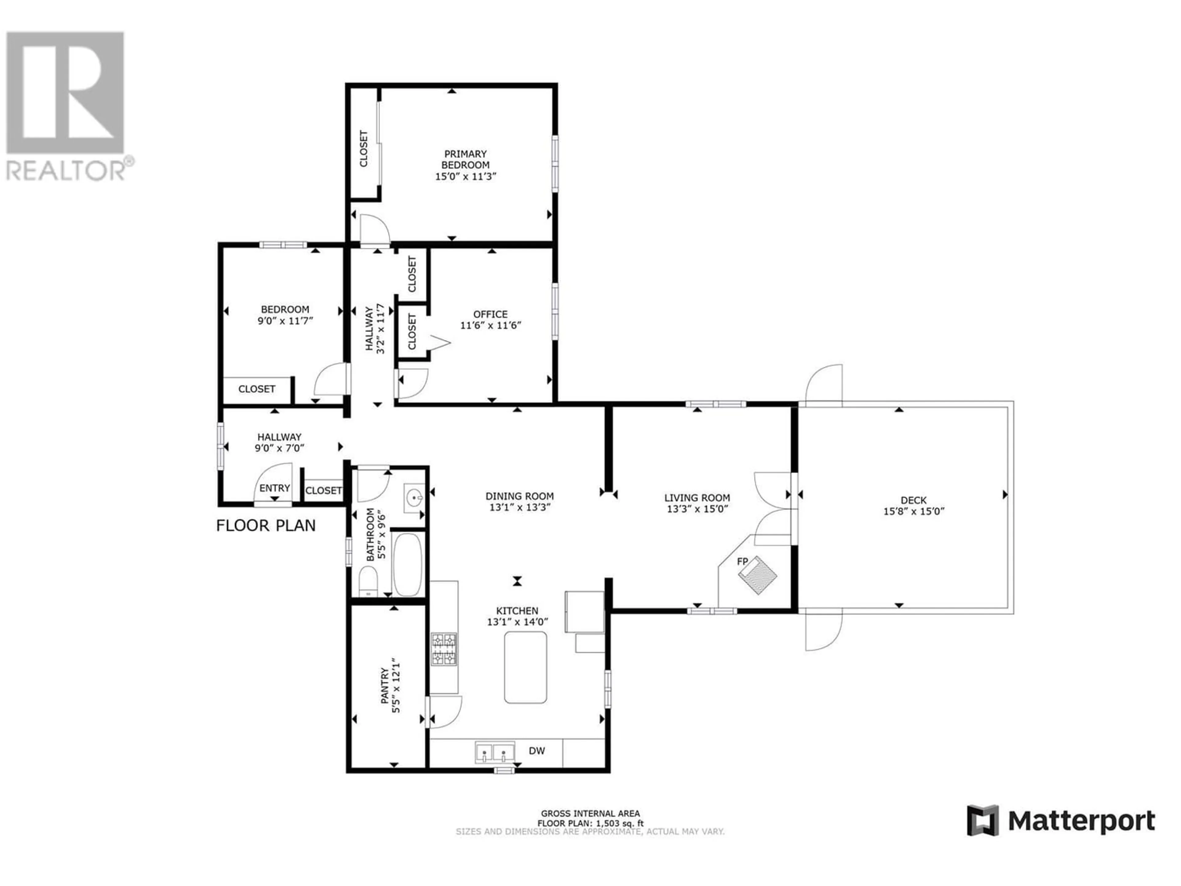 Floor plan for 6654 FAWN CREEK ROAD, Lone Butte British Columbia V0K1X3