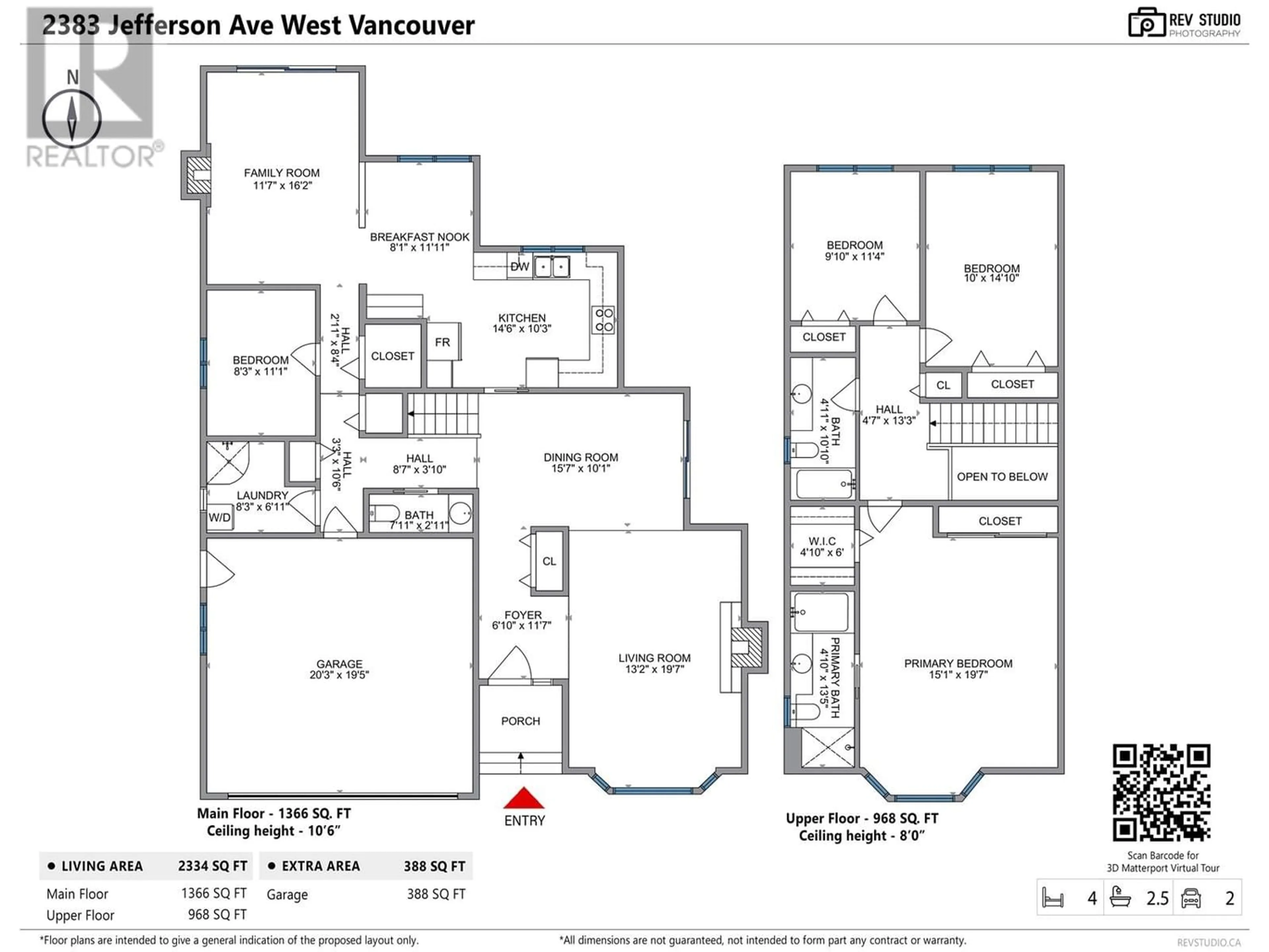 Floor plan for 2383 JEFFERSON AVENUE, West Vancouver British Columbia V7V2B1