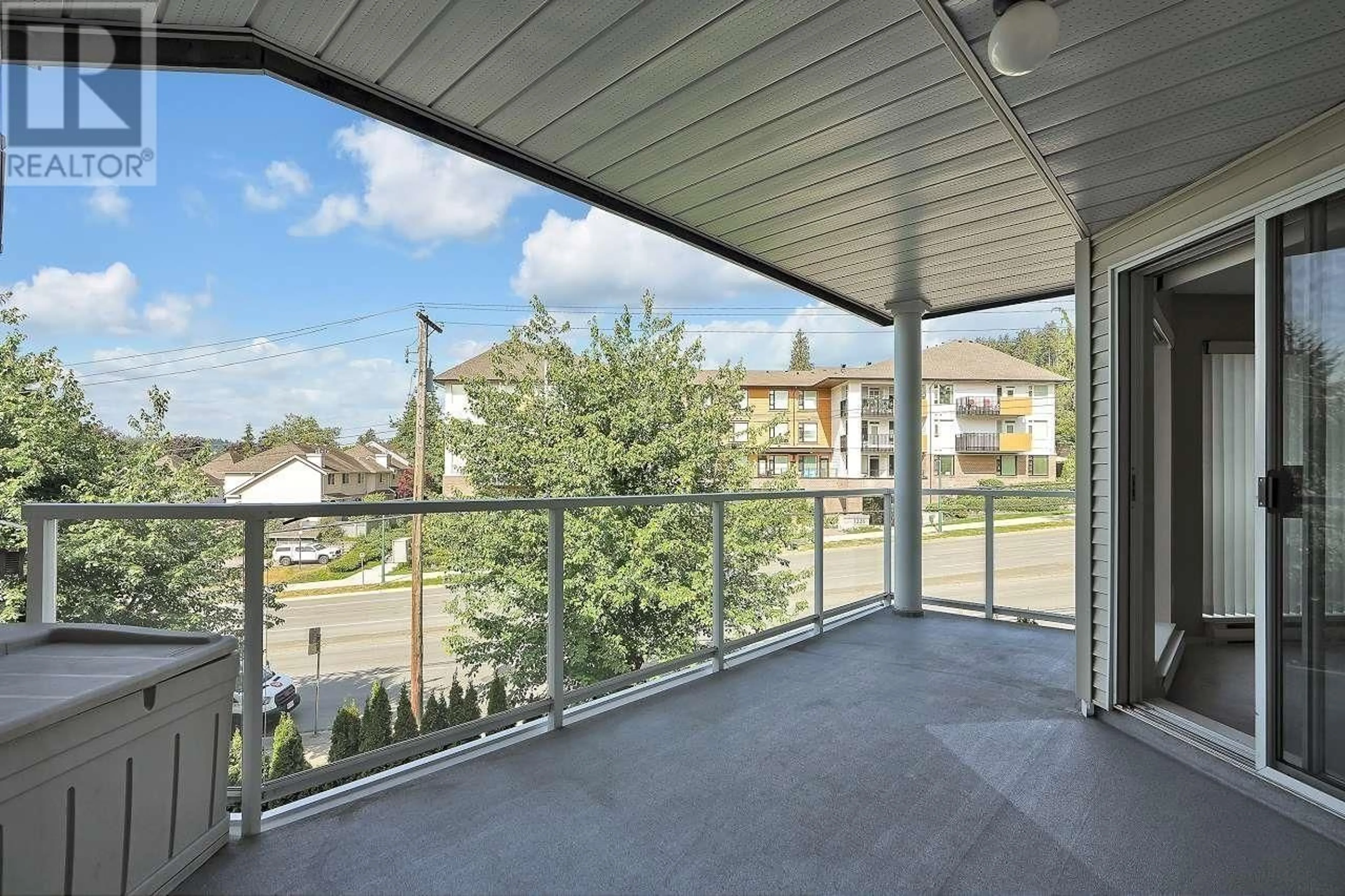 Balcony in the apartment for 418 1219 JOHNSON STREET, Coquitlam British Columbia V3B7L5