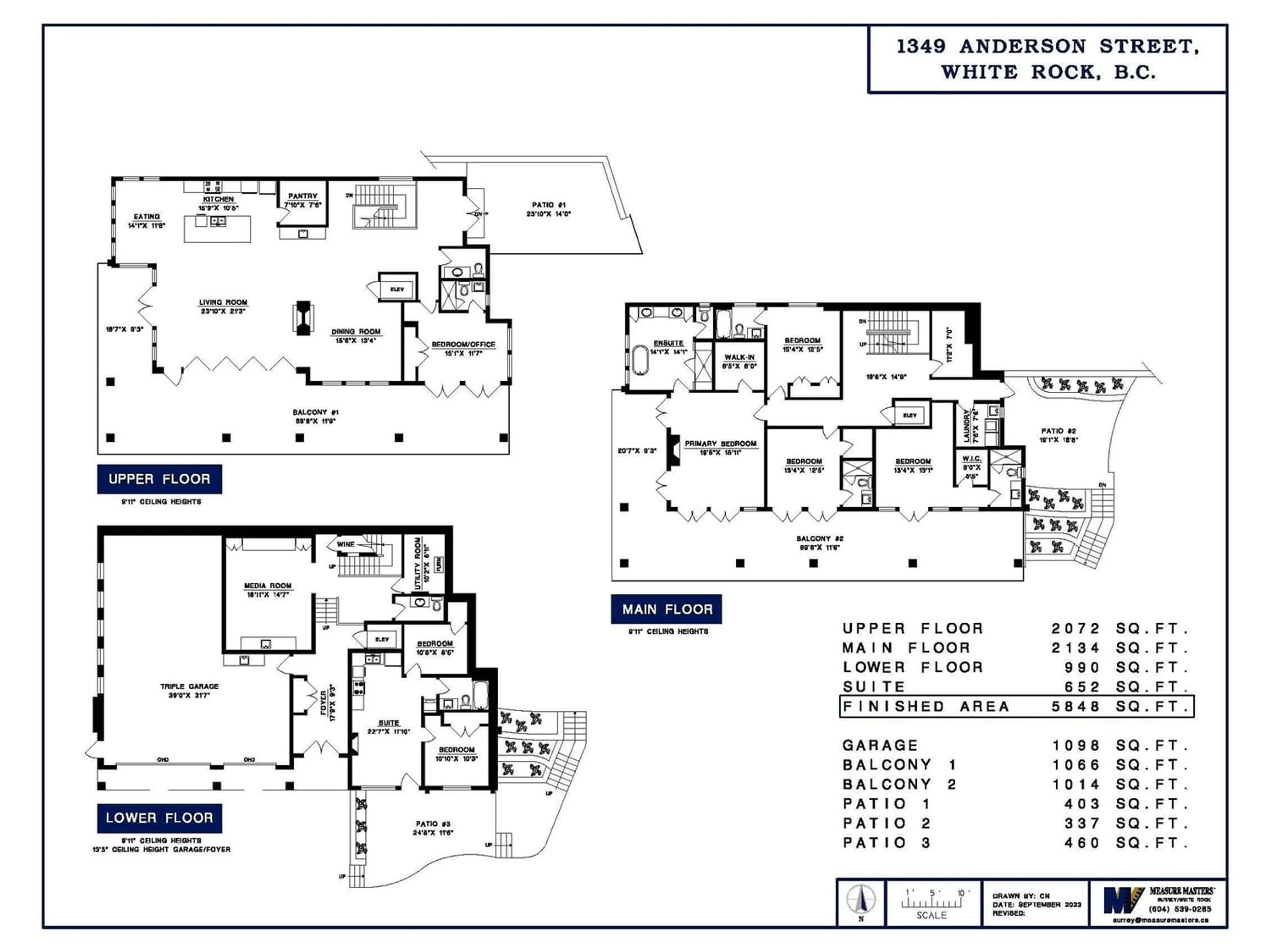 Floor plan for 1349 ANDERSON STREET, White Rock British Columbia V4B3P4