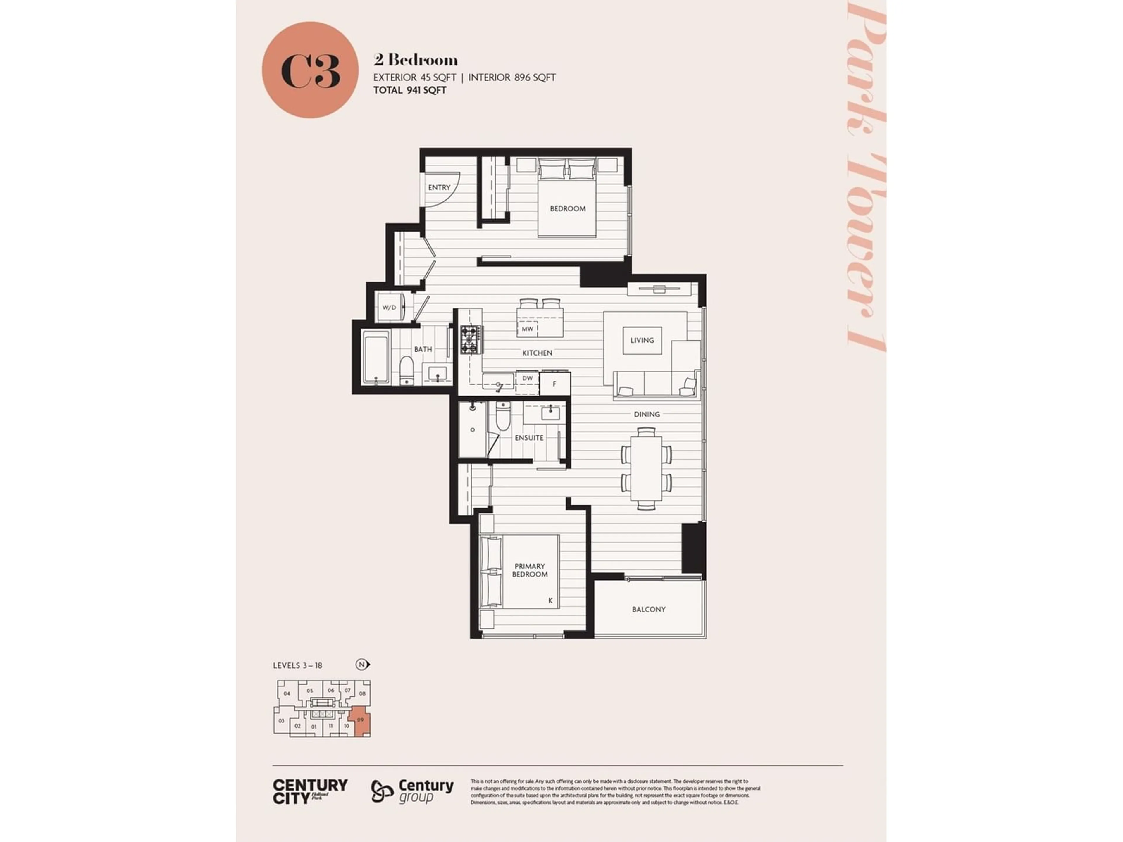 Floor plan for 409 13573 98A AVENUE, Surrey British Columbia V0V0V0
