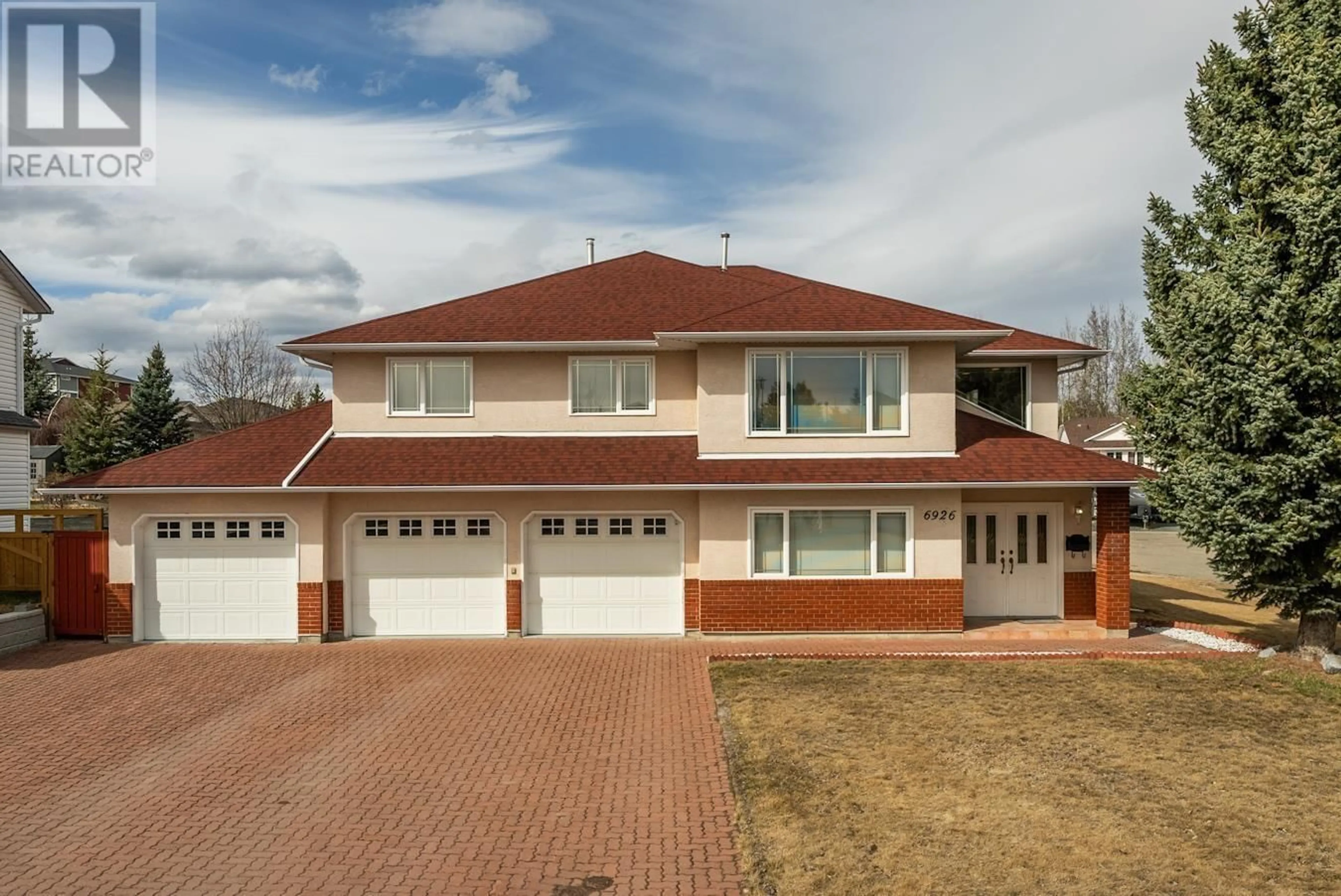 Home with brick exterior material for 6926 ST ANTHONY CRESCENT, Prince George British Columbia V2N5A4