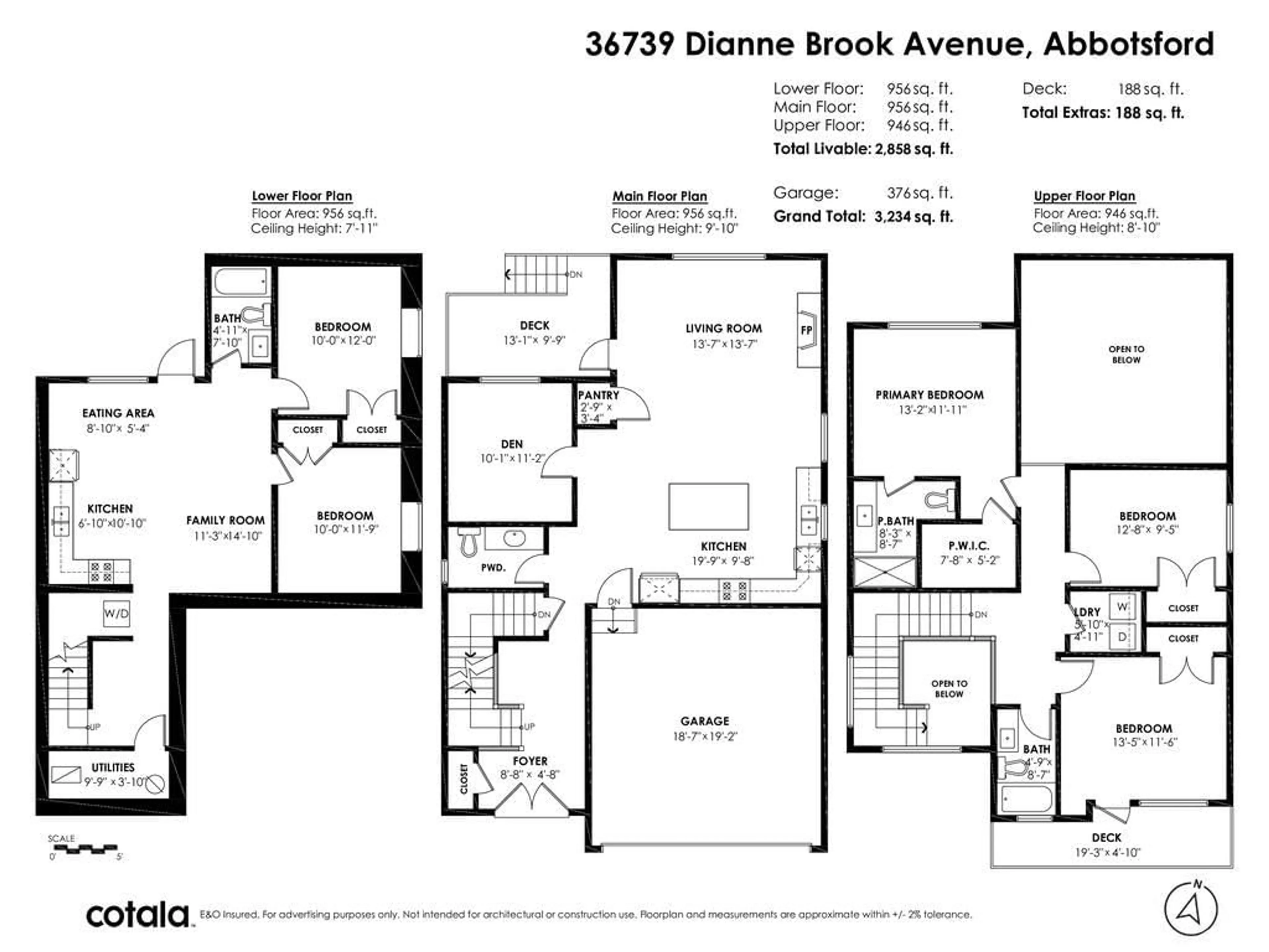 Floor plan for 36739 DIANNE BROOK AVENUE, Abbotsford British Columbia V3G0H4