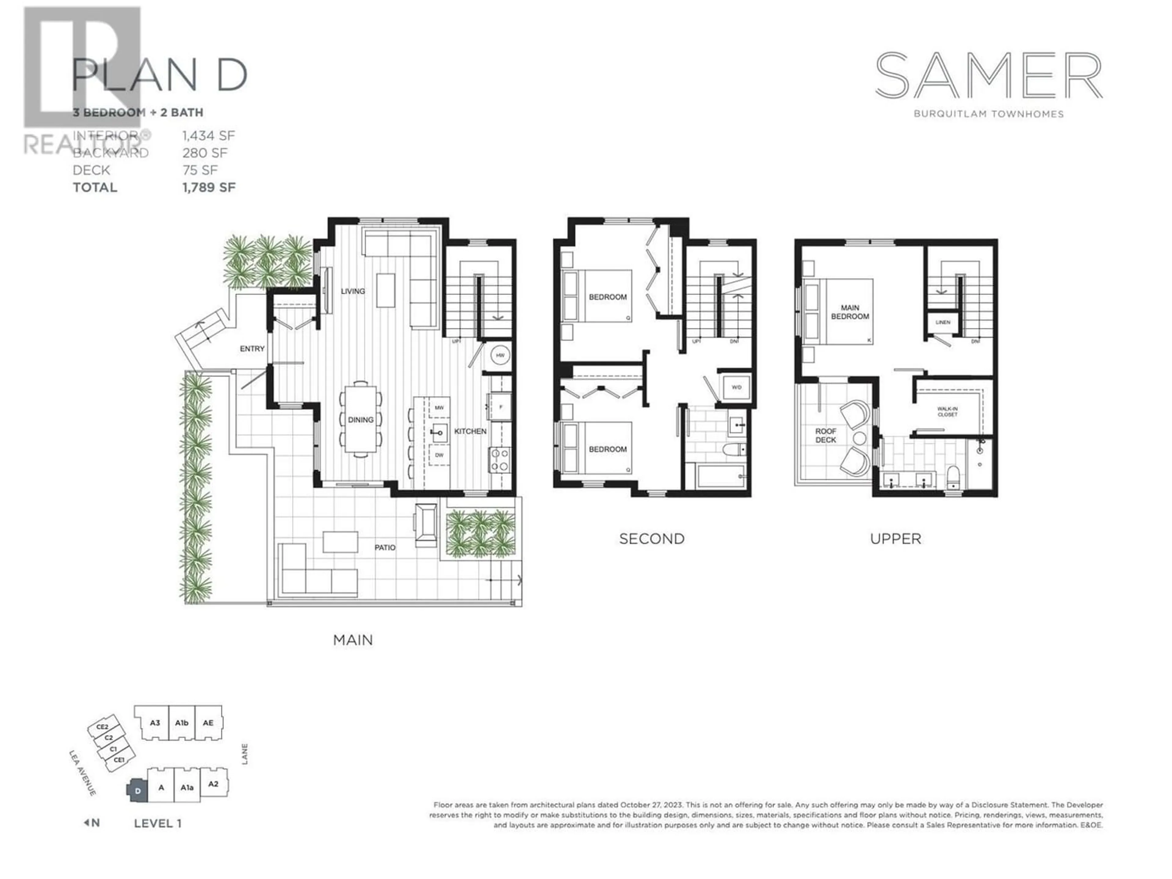 Floor plan for 23 728 LEA AVENUE, Coquitlam British Columbia V3J4H5