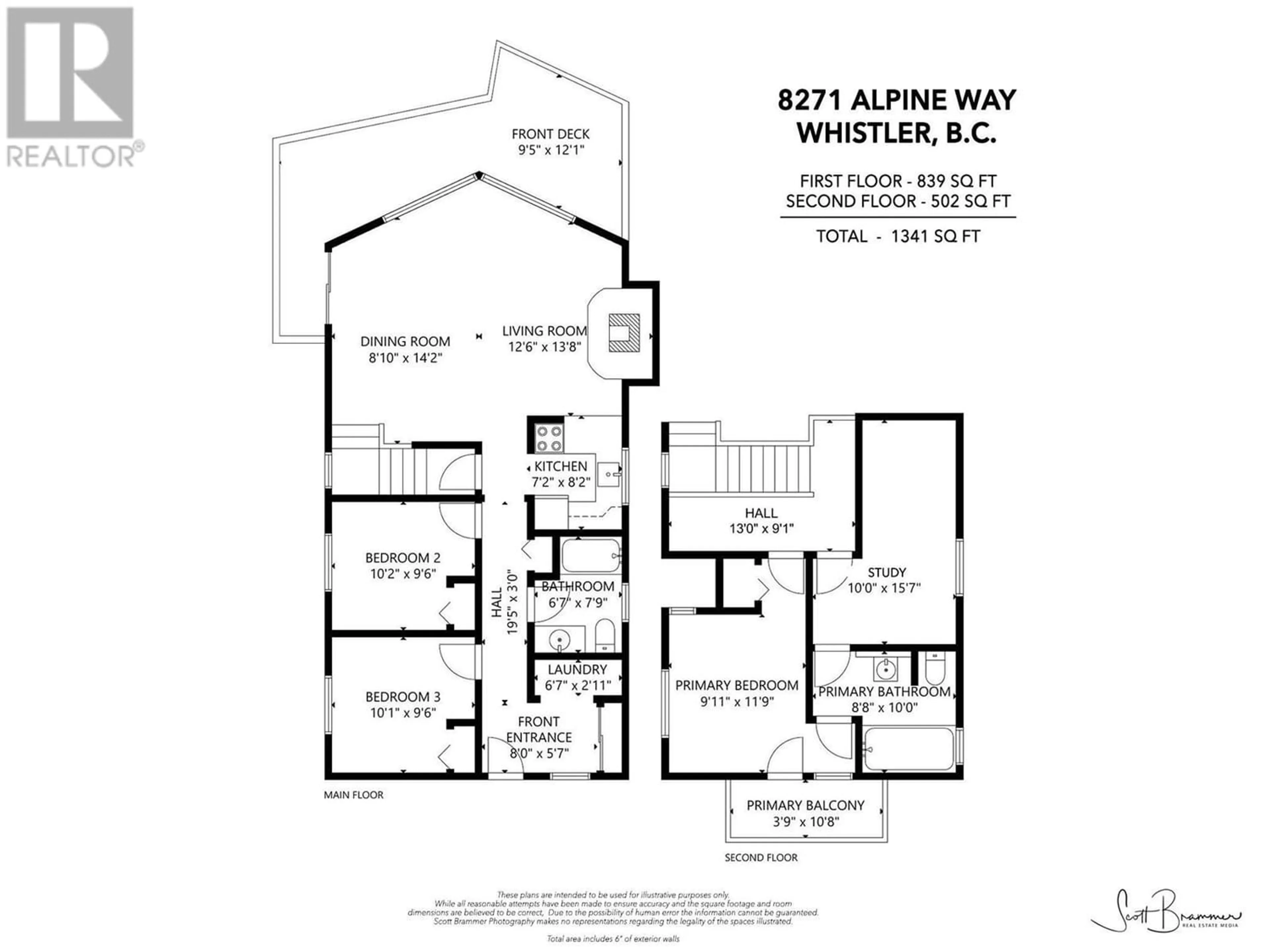 Floor plan for 8271 ALPINE WAY, Whistler British Columbia V8E0G2