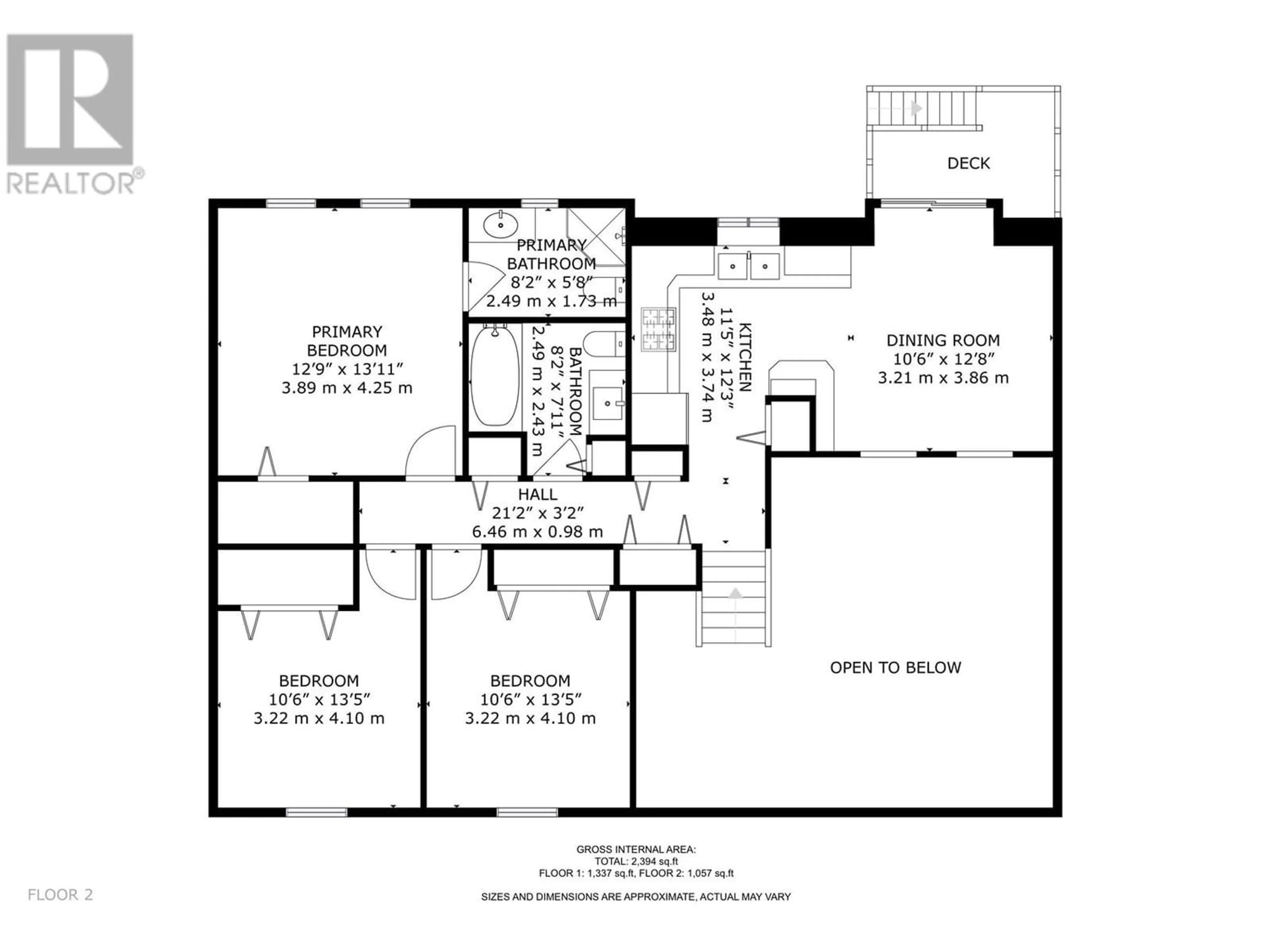 Floor plan for 10703 90 STREET, Fort St. John British Columbia V1J6N3