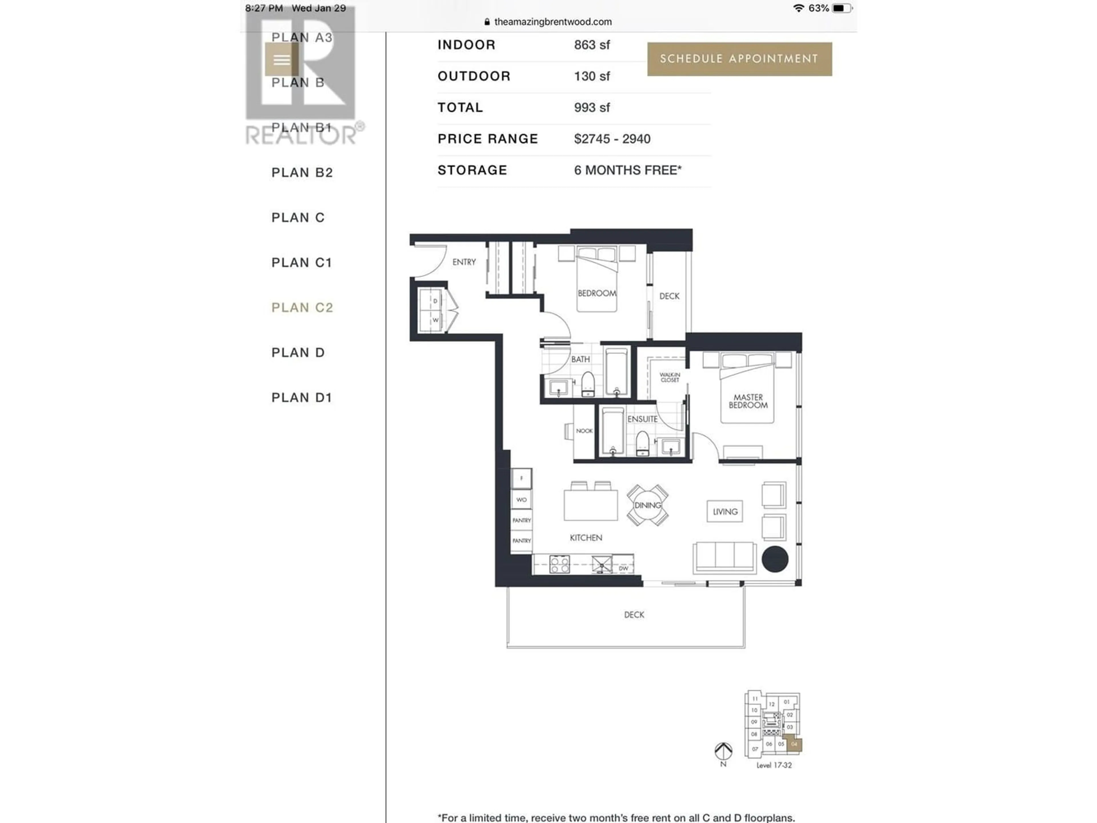 Floor plan for 6103 4510 HALIFAX WAY, Burnaby British Columbia V5Z0K4